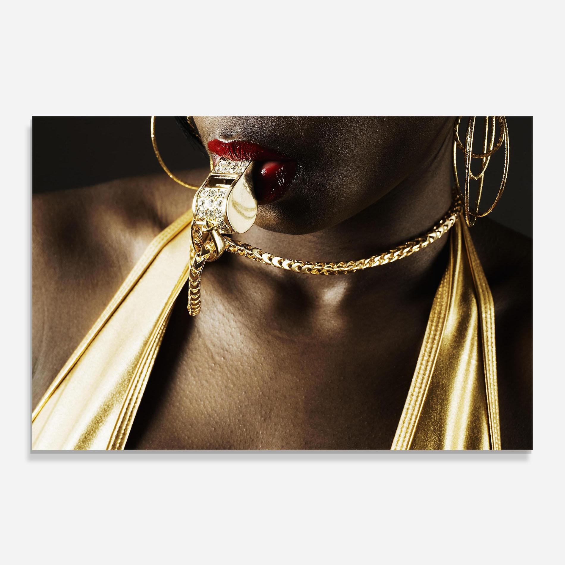 Küchenrückwand Glas Golden Whistle mockup 0