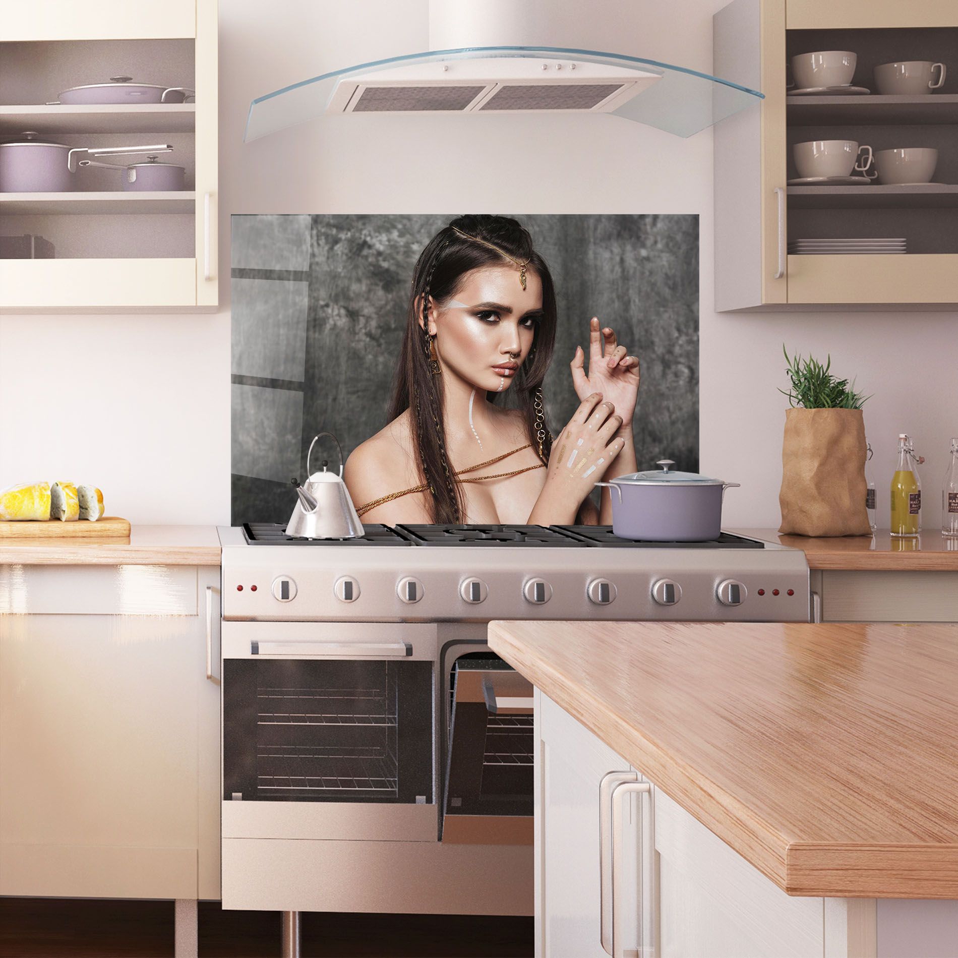 Gold Hair Accessory mockup 1