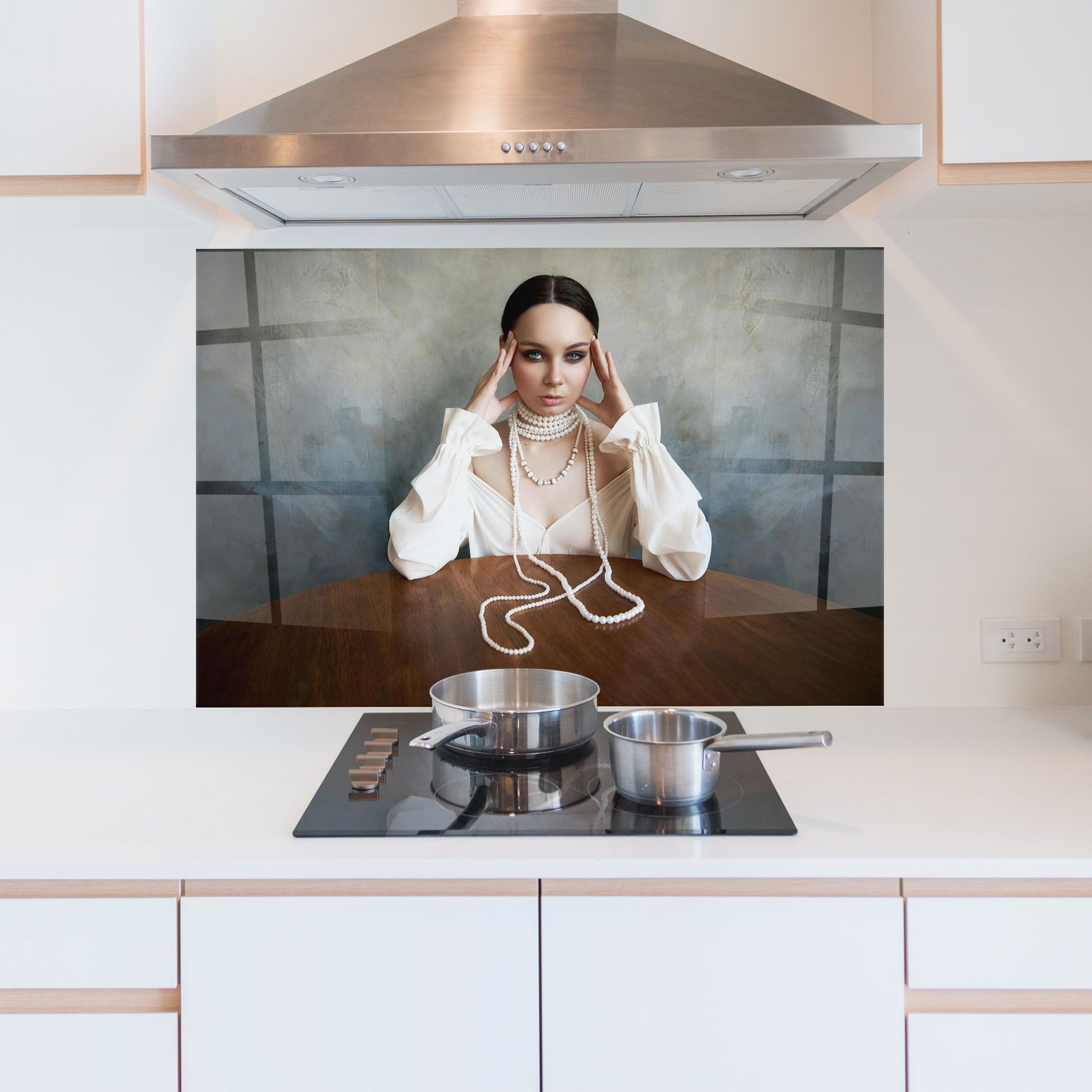 Boho Clothing Necklace mockup 5