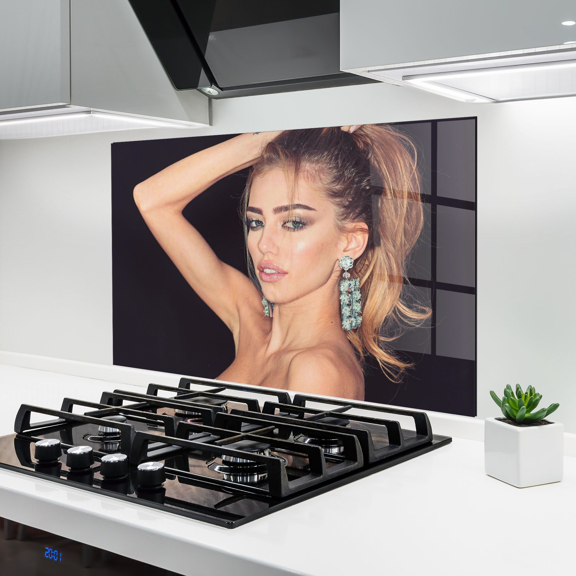 Flower Earrings mockup 6