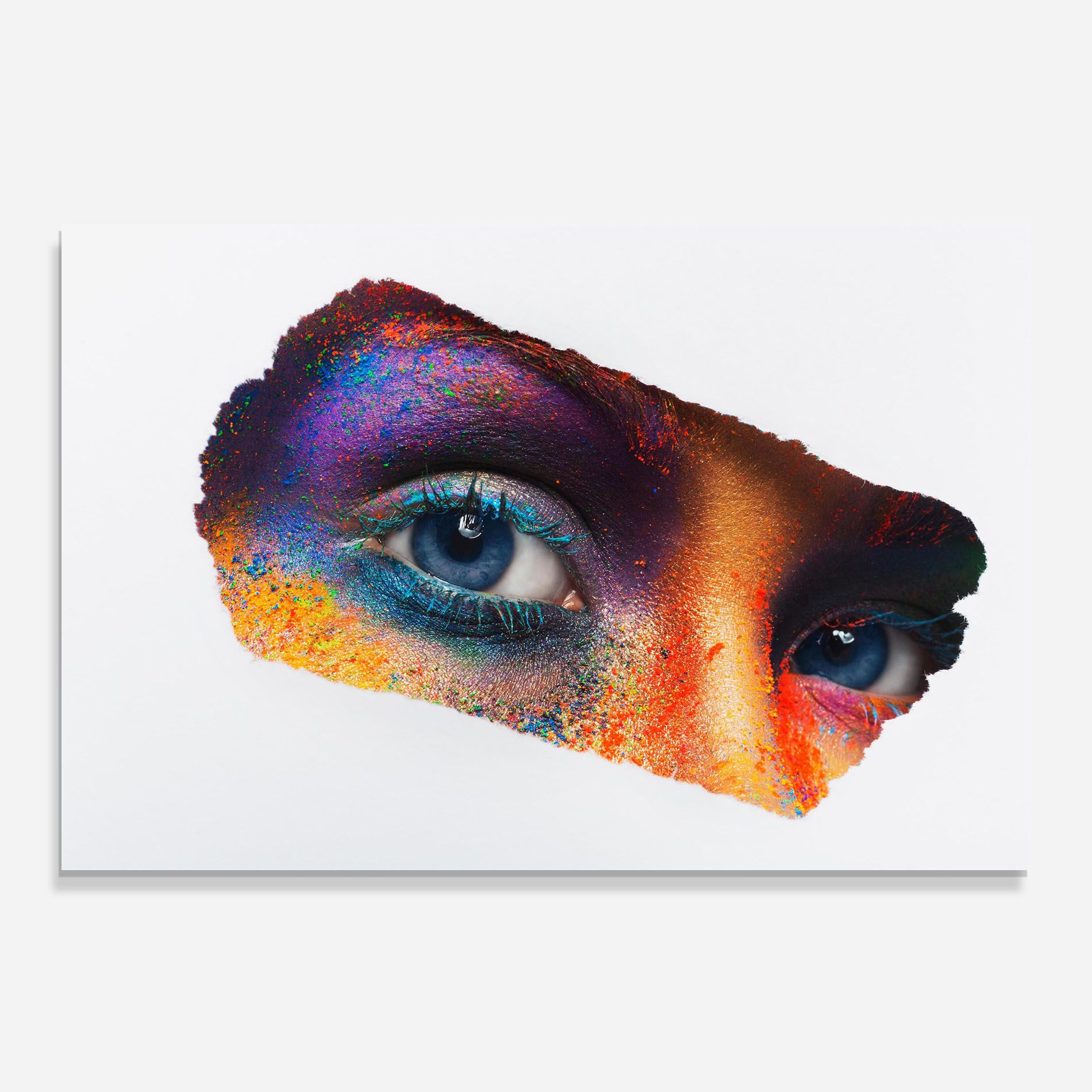 Female Colourful Makeup mockup 0