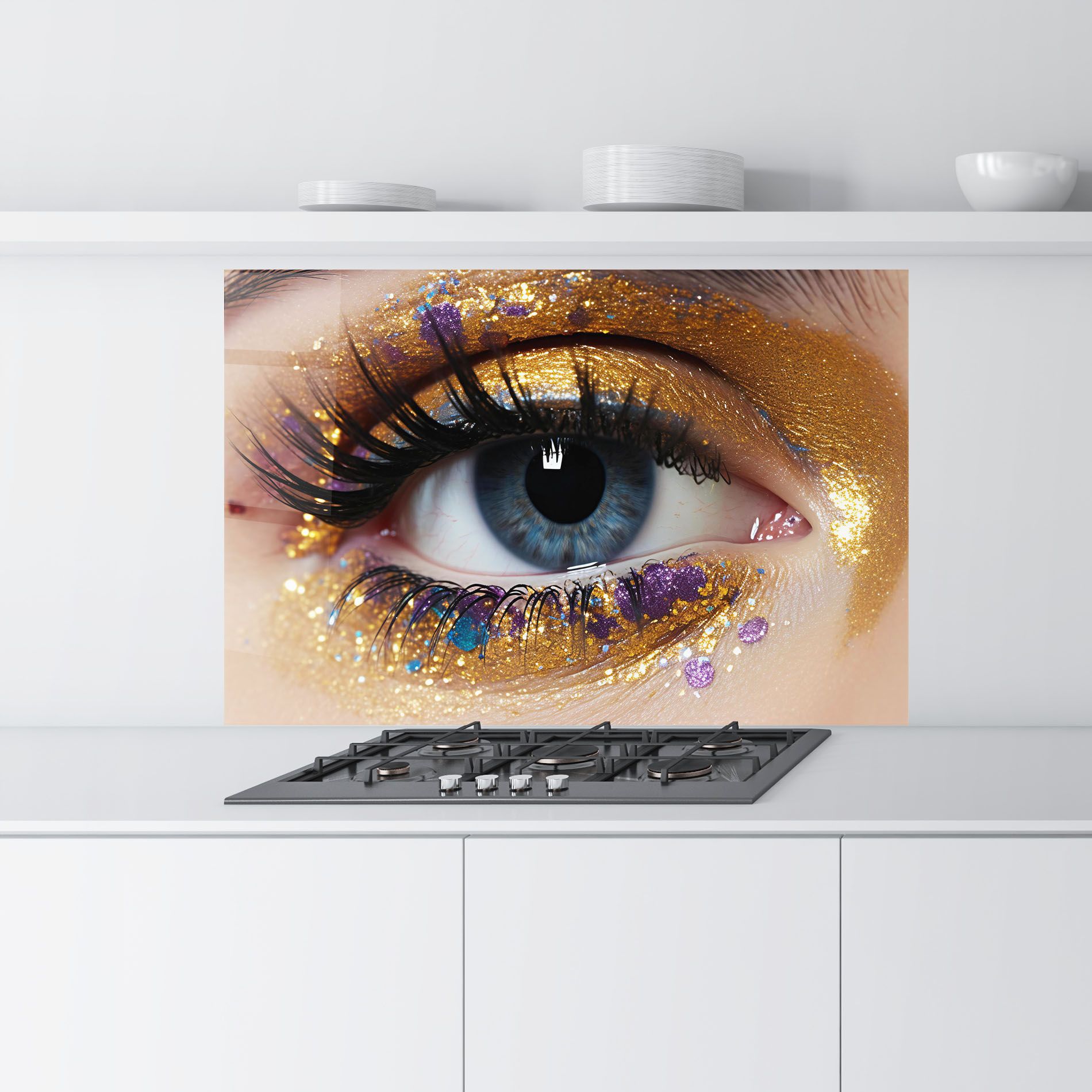 Blue Eye Make Up mockup 9