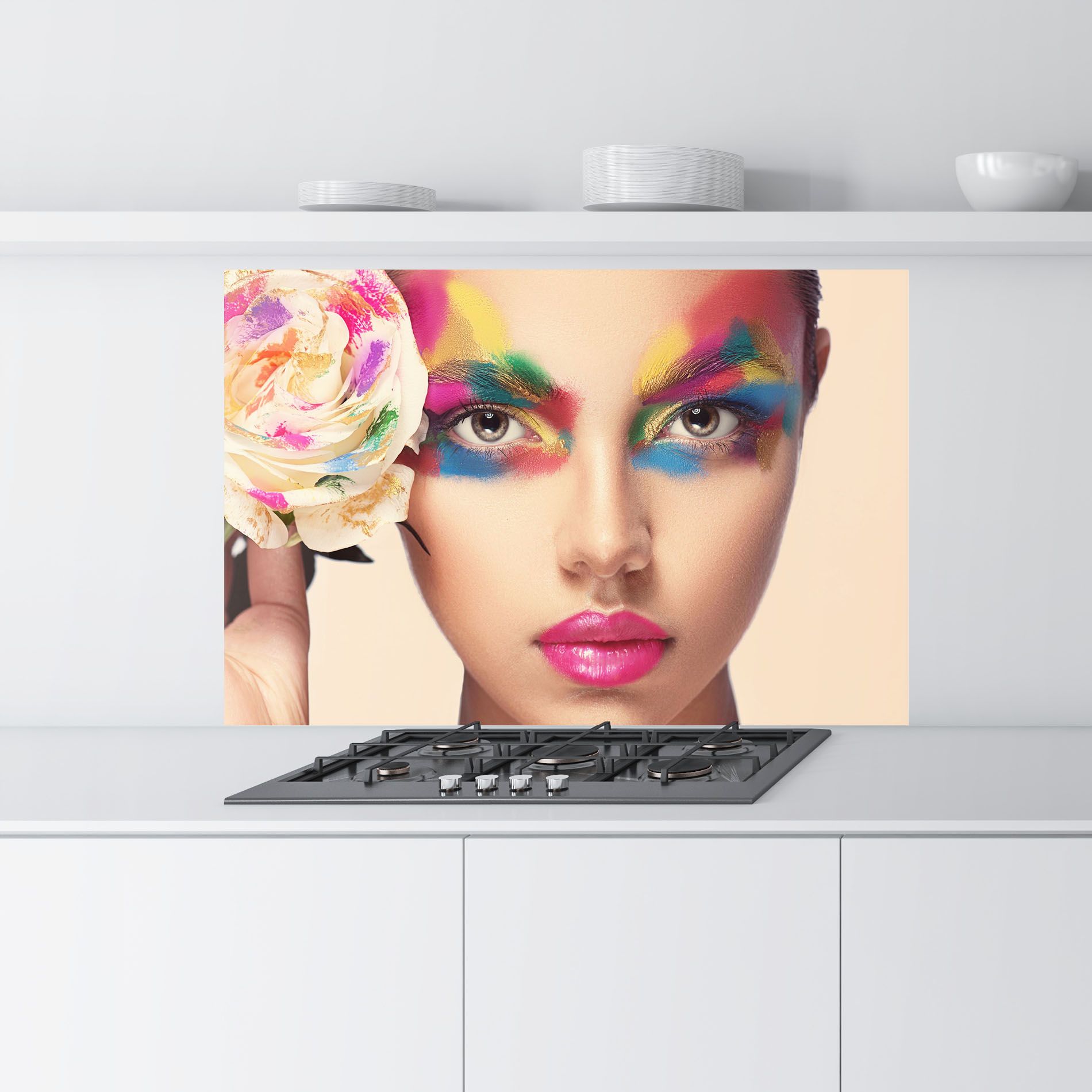 Colorful Makeup Girl mockup 9