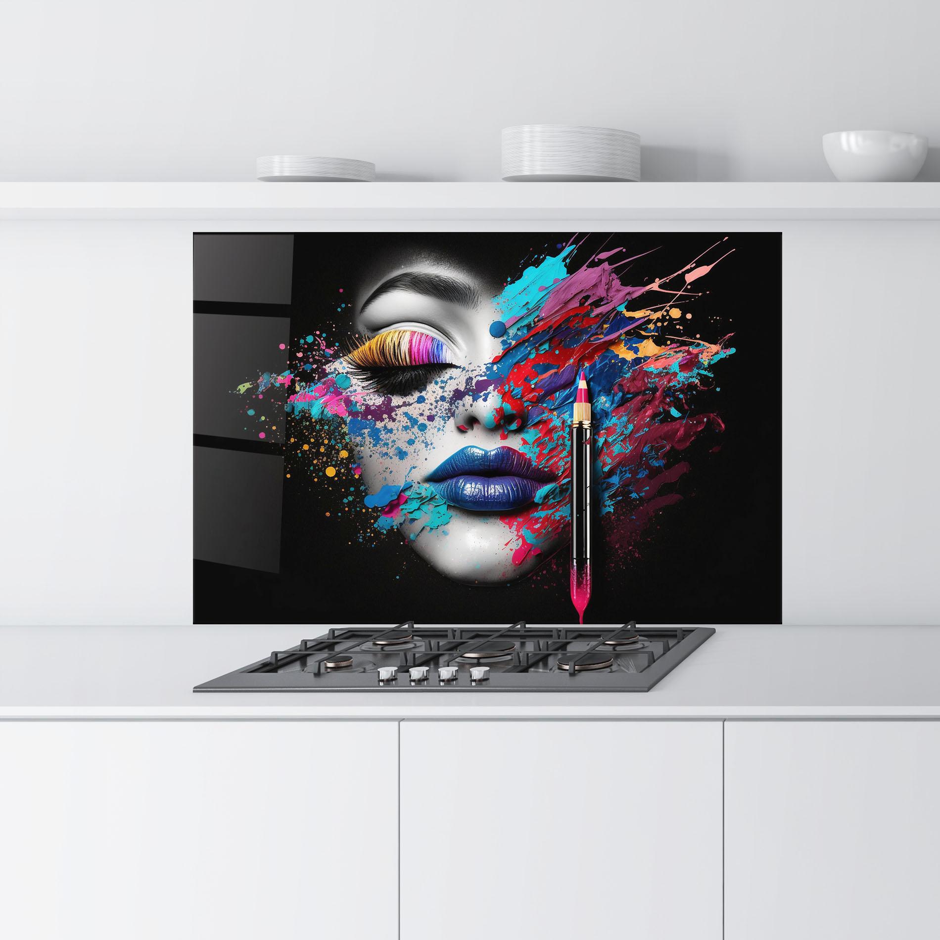 Küchenrückwand Glas Cosmetology Concept mockup 9