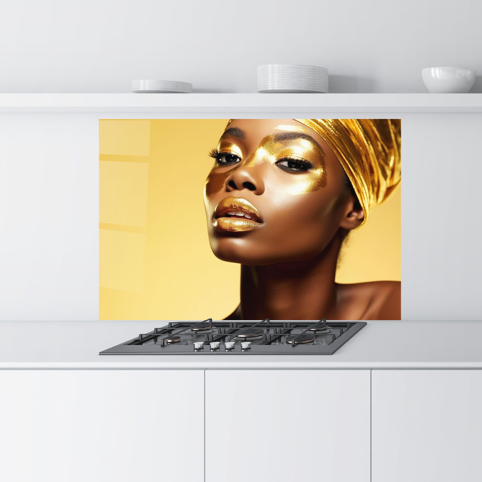 Gold Headdress mockup 9