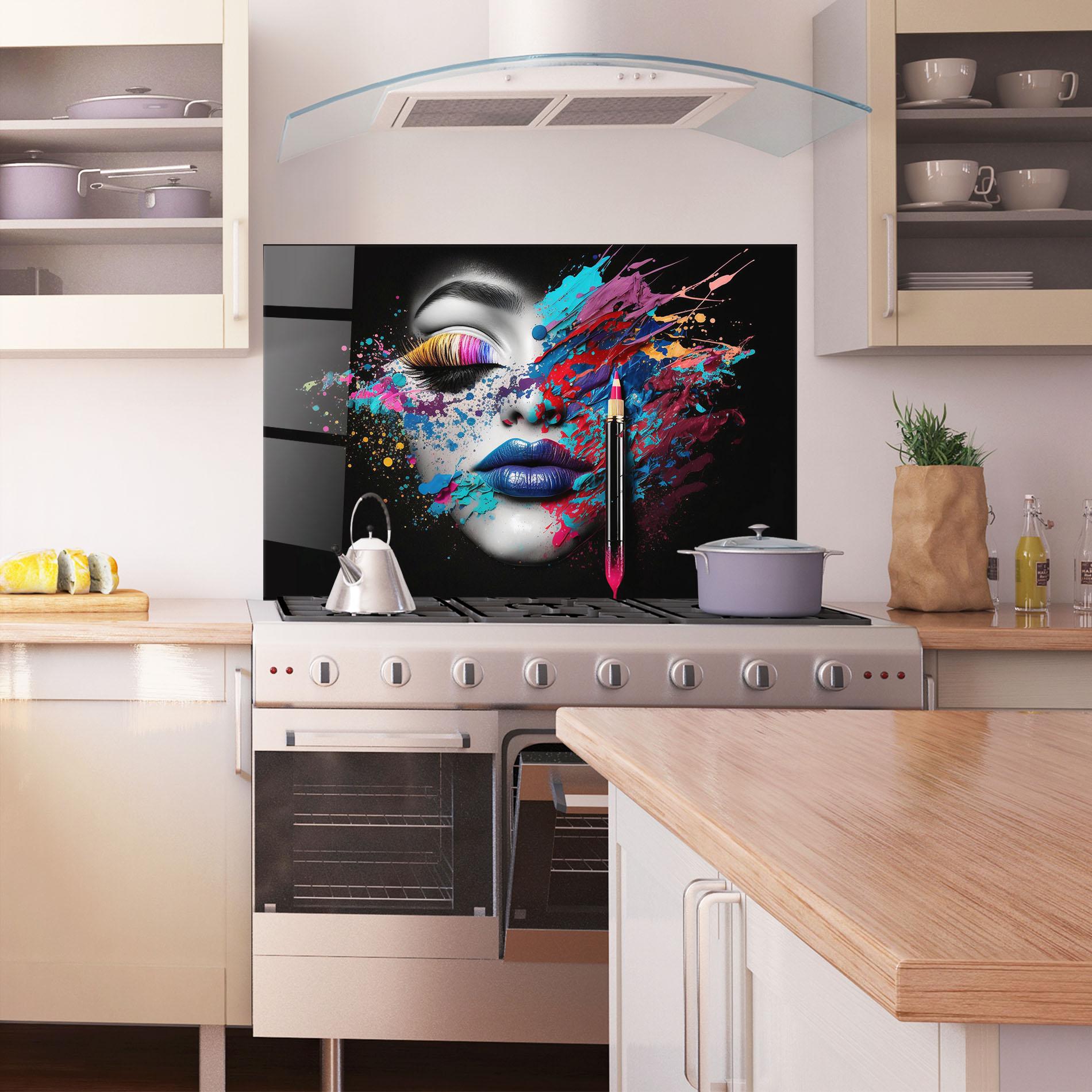 Küchenrückwand Glas Cosmetology Concept mockup 1