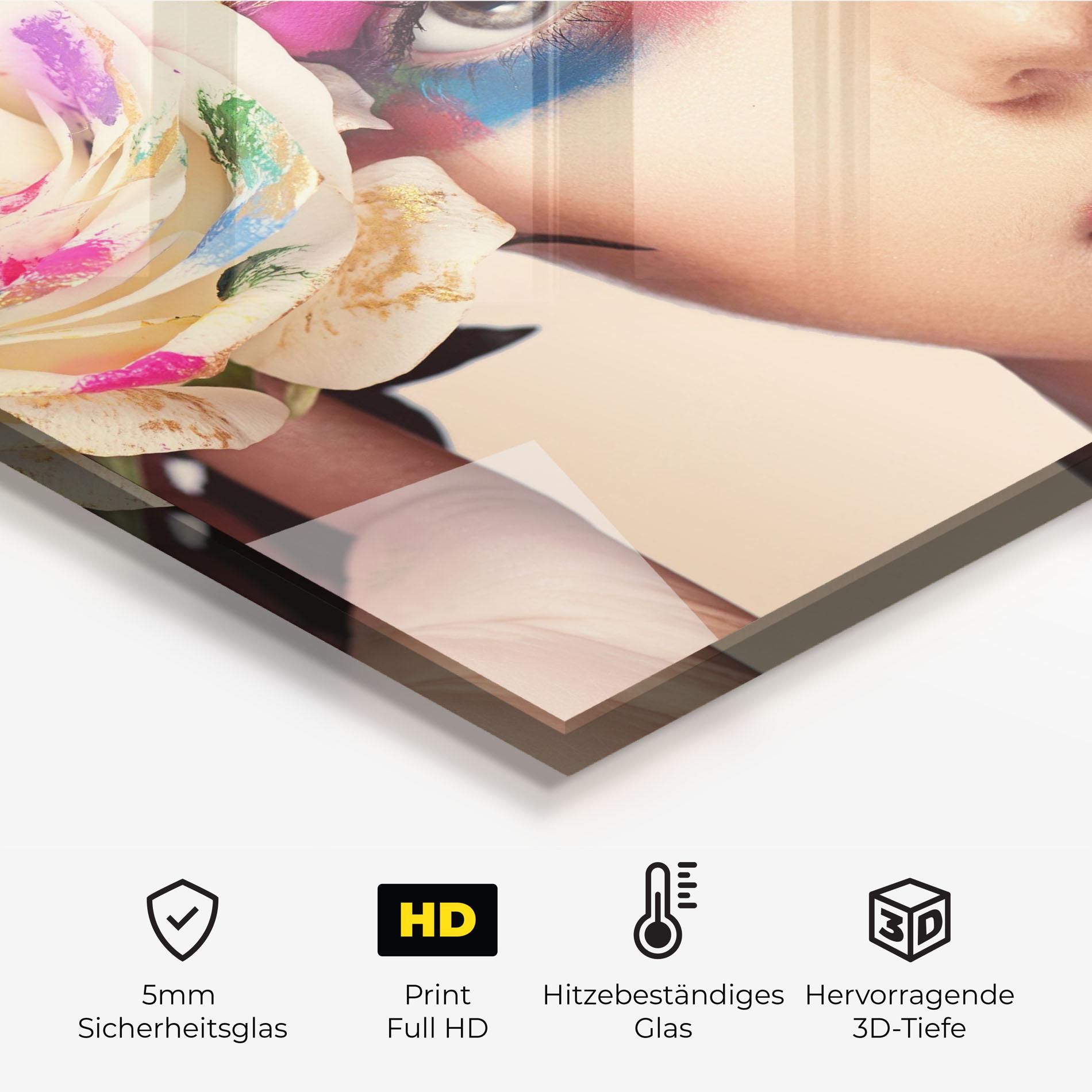 Colorful Makeup Girl mockup 2