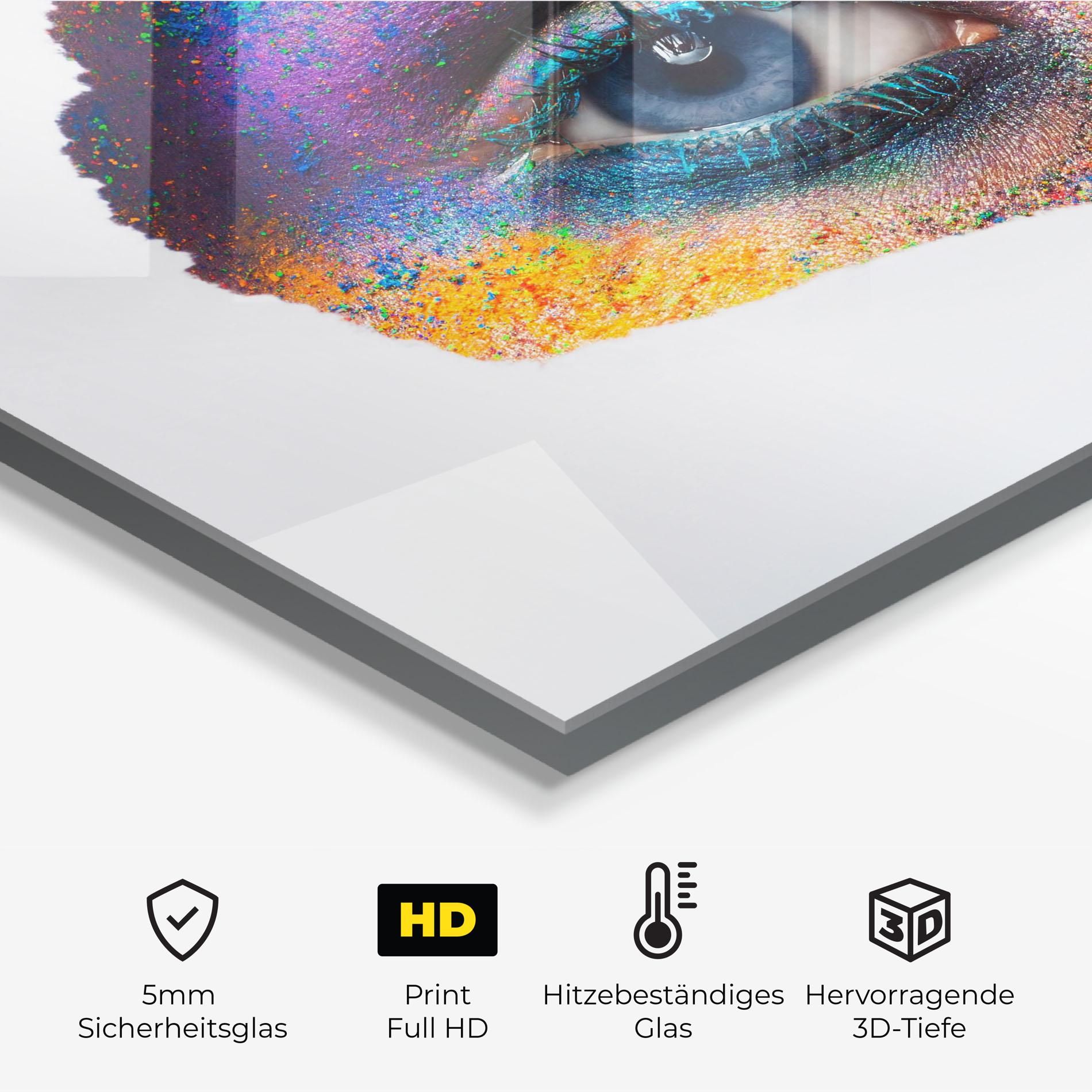 Female Colourful Makeup mockup 2