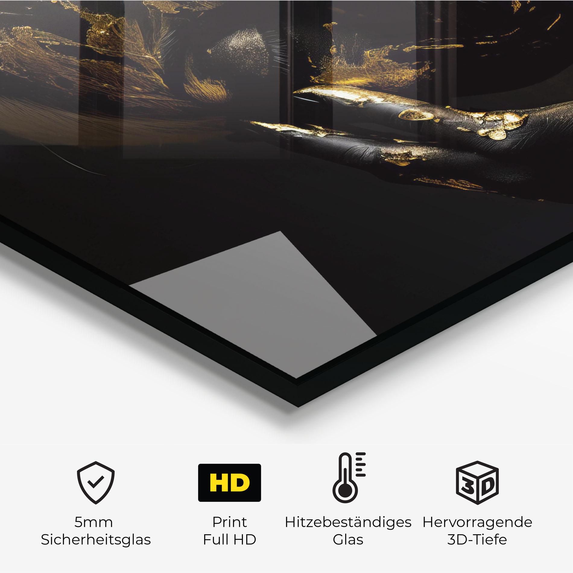 Gold Makeup On Black mockup 2