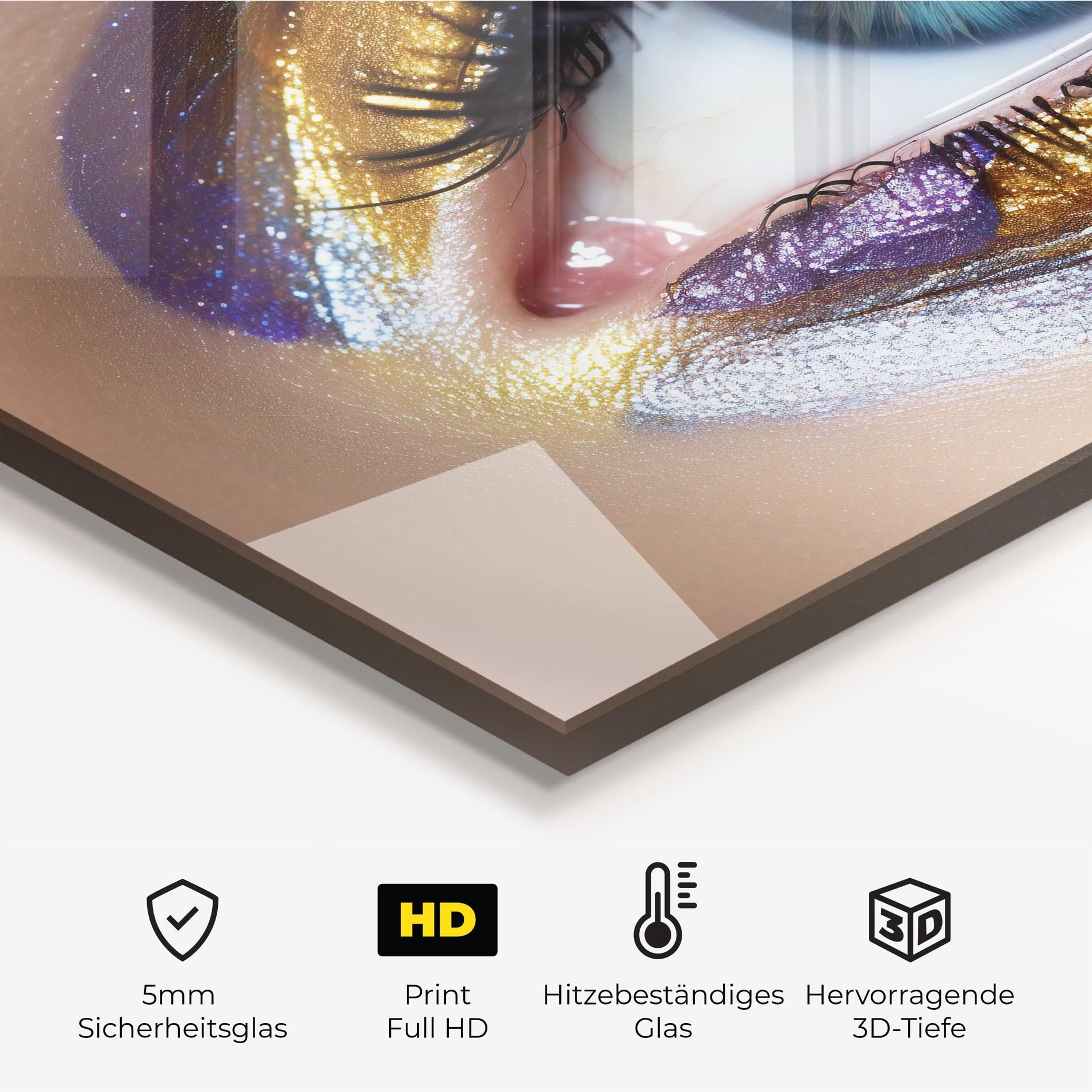 Golden Purple Make Up mockup 2