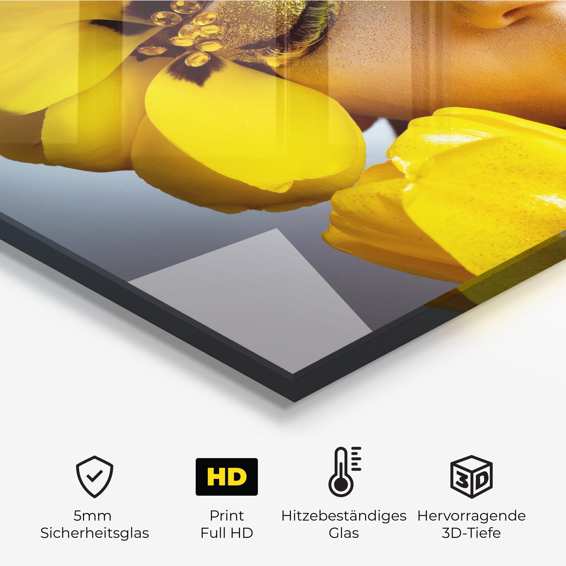 Yellow Flowers Makeup mockup 2