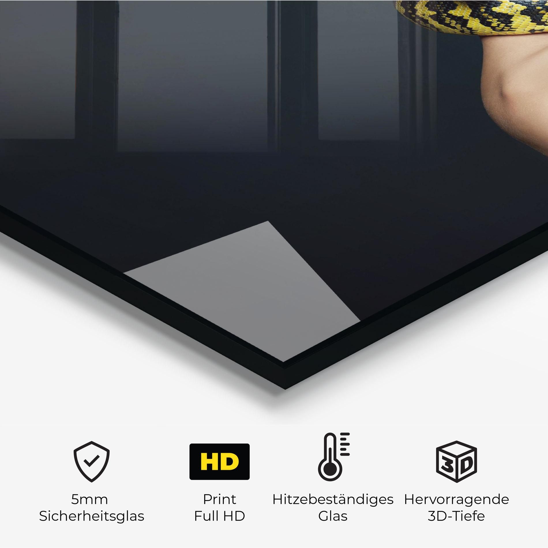 Yellow Snake Makeup mockup 2