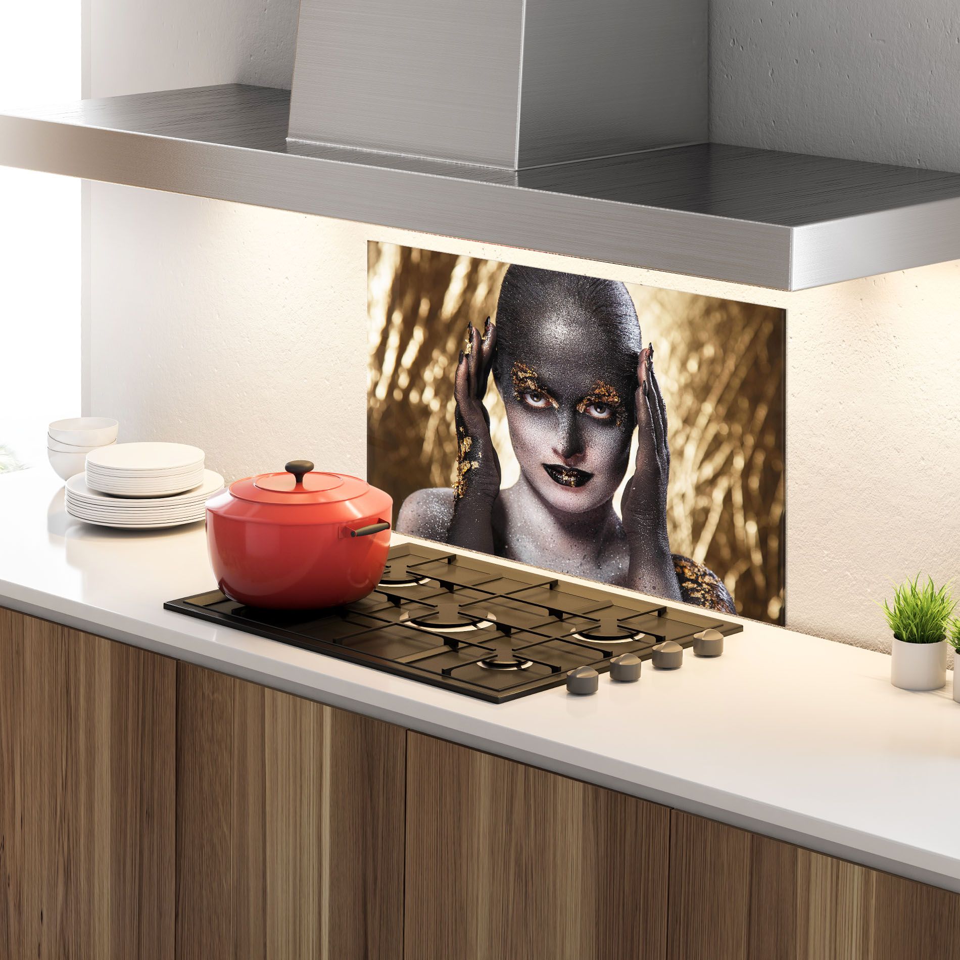 Glitter Artistic Makeup mockup 4