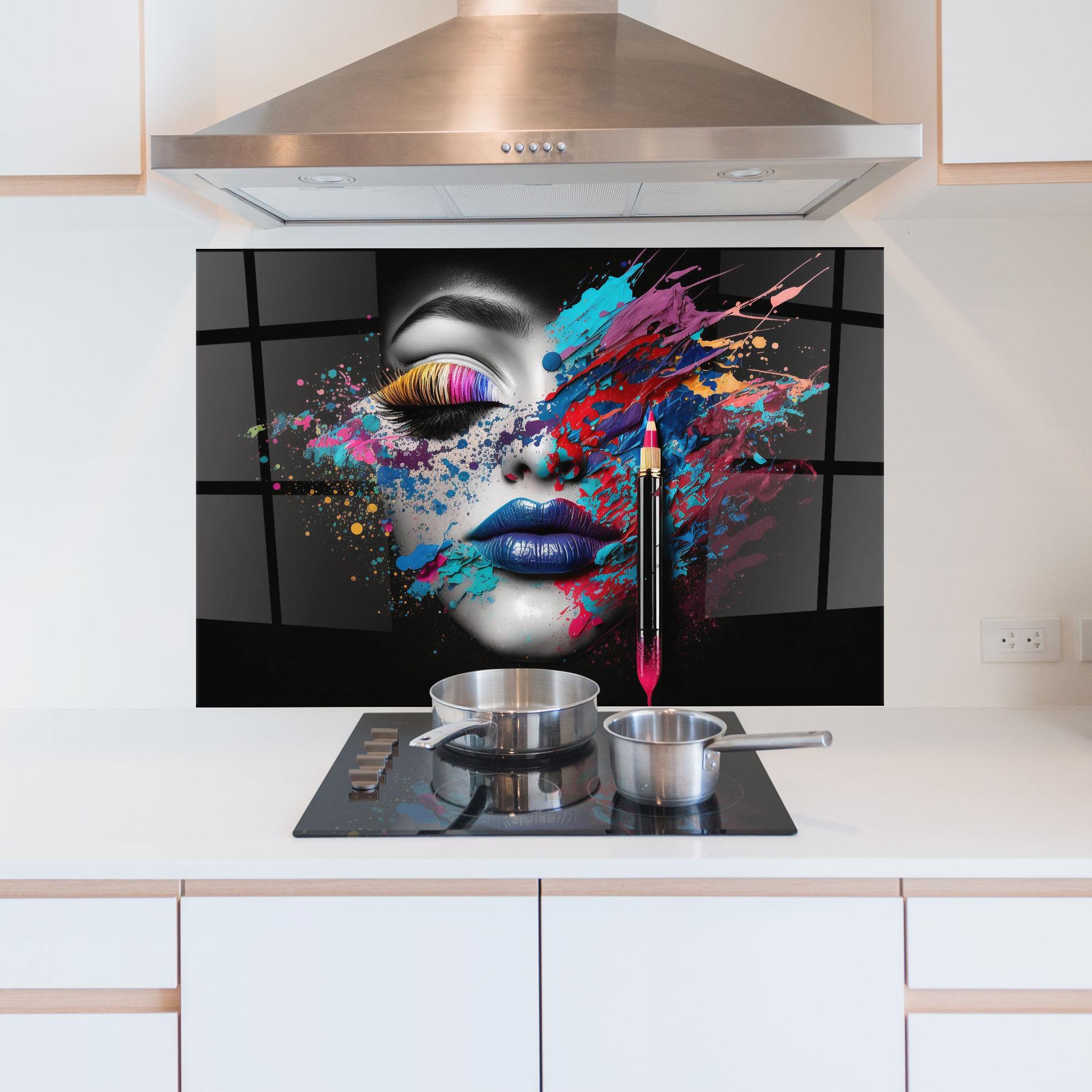 Küchenrückwand Glas Cosmetology Concept mockup 5