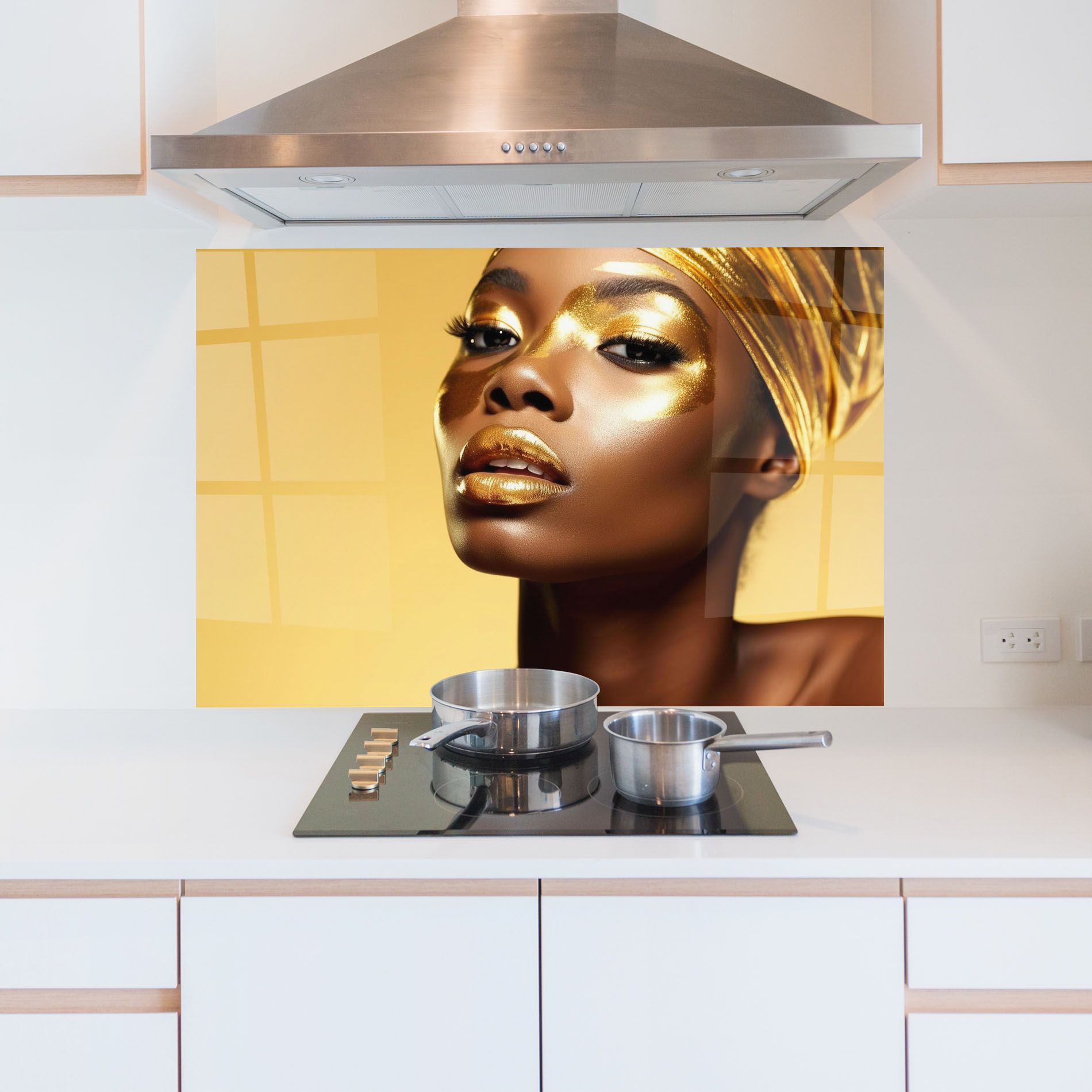 Gold Headdress mockup 5