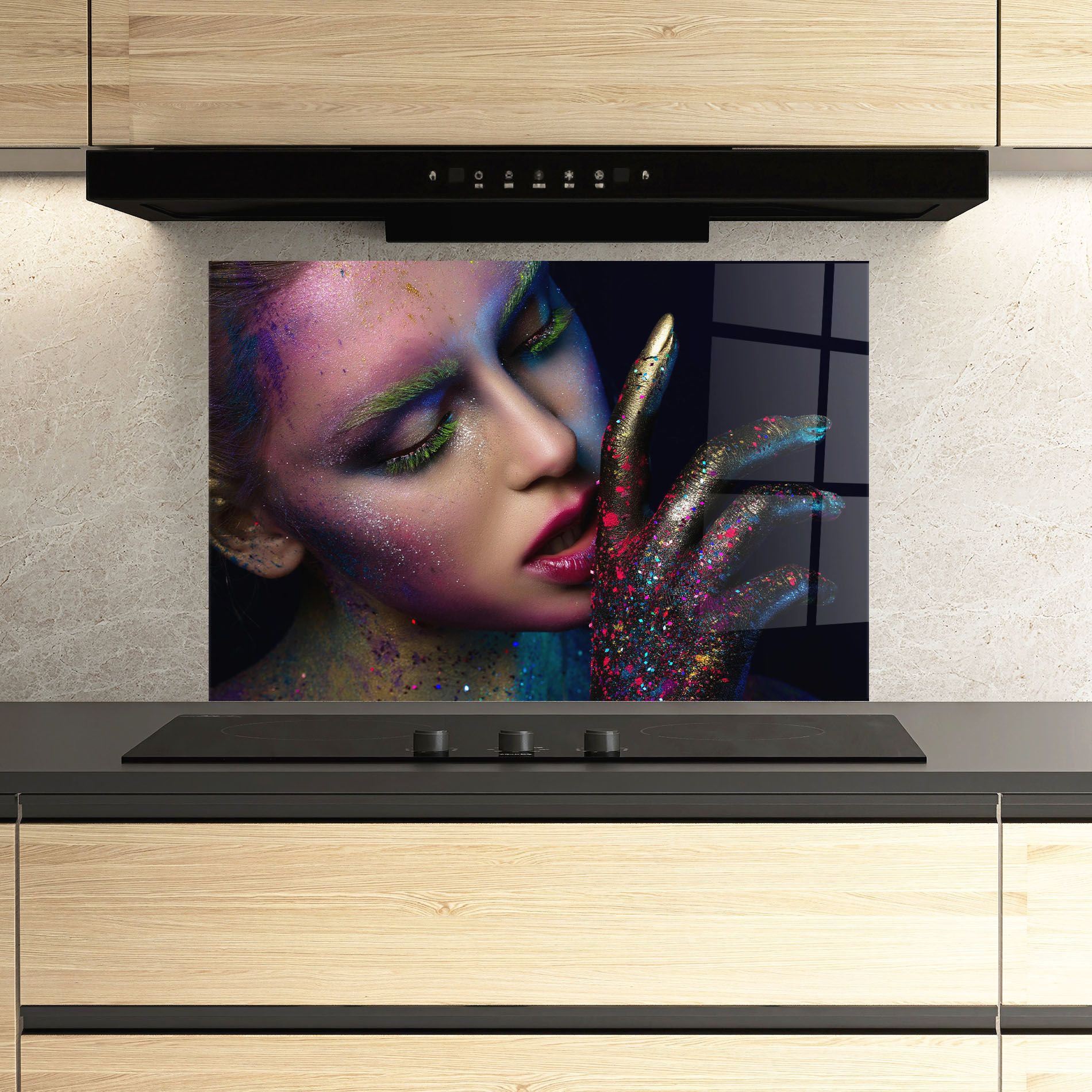 Green Eyelashes mockup 3