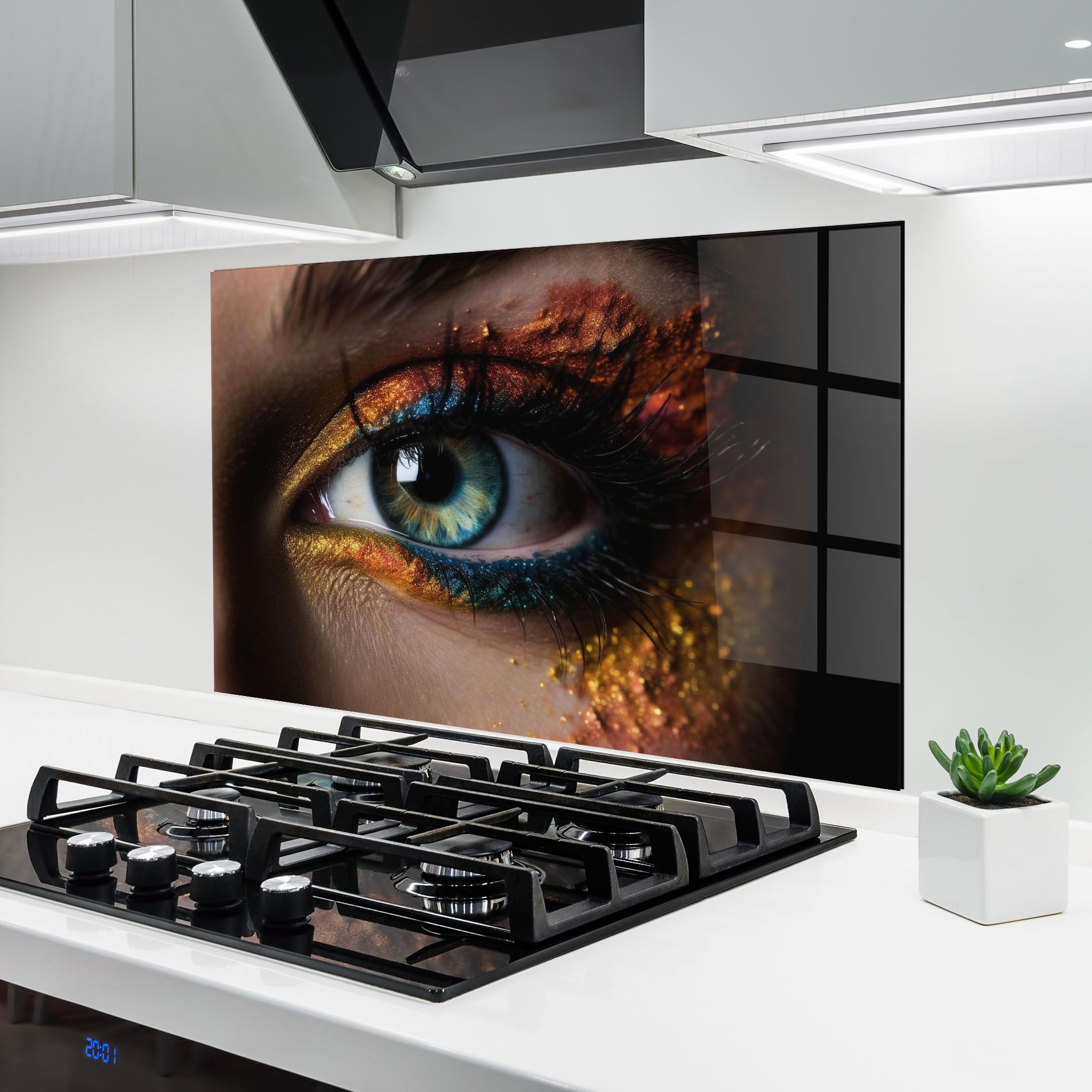 Blue Green Eye Makeup mockup 6