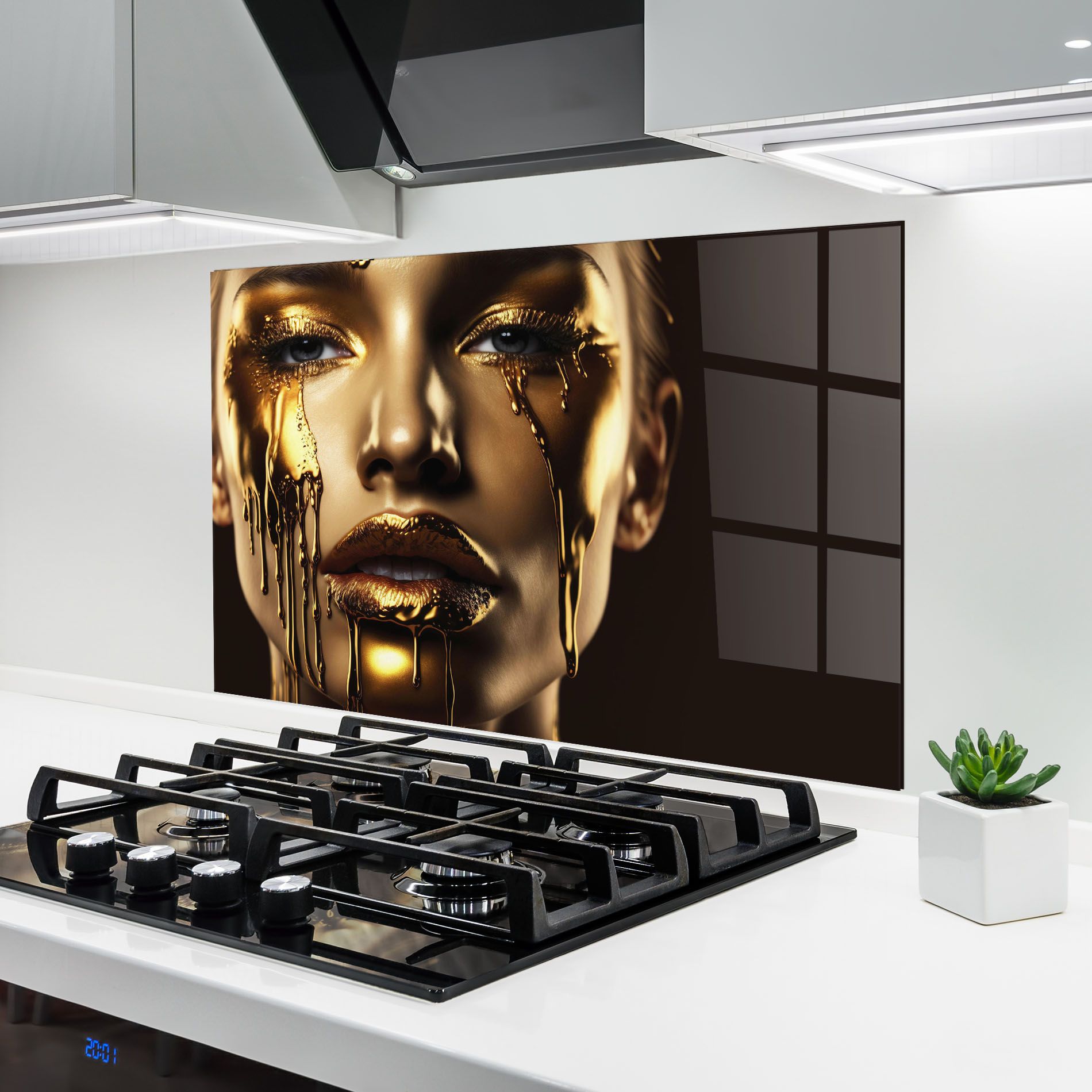 Gold Dripping Makeup mockup 6