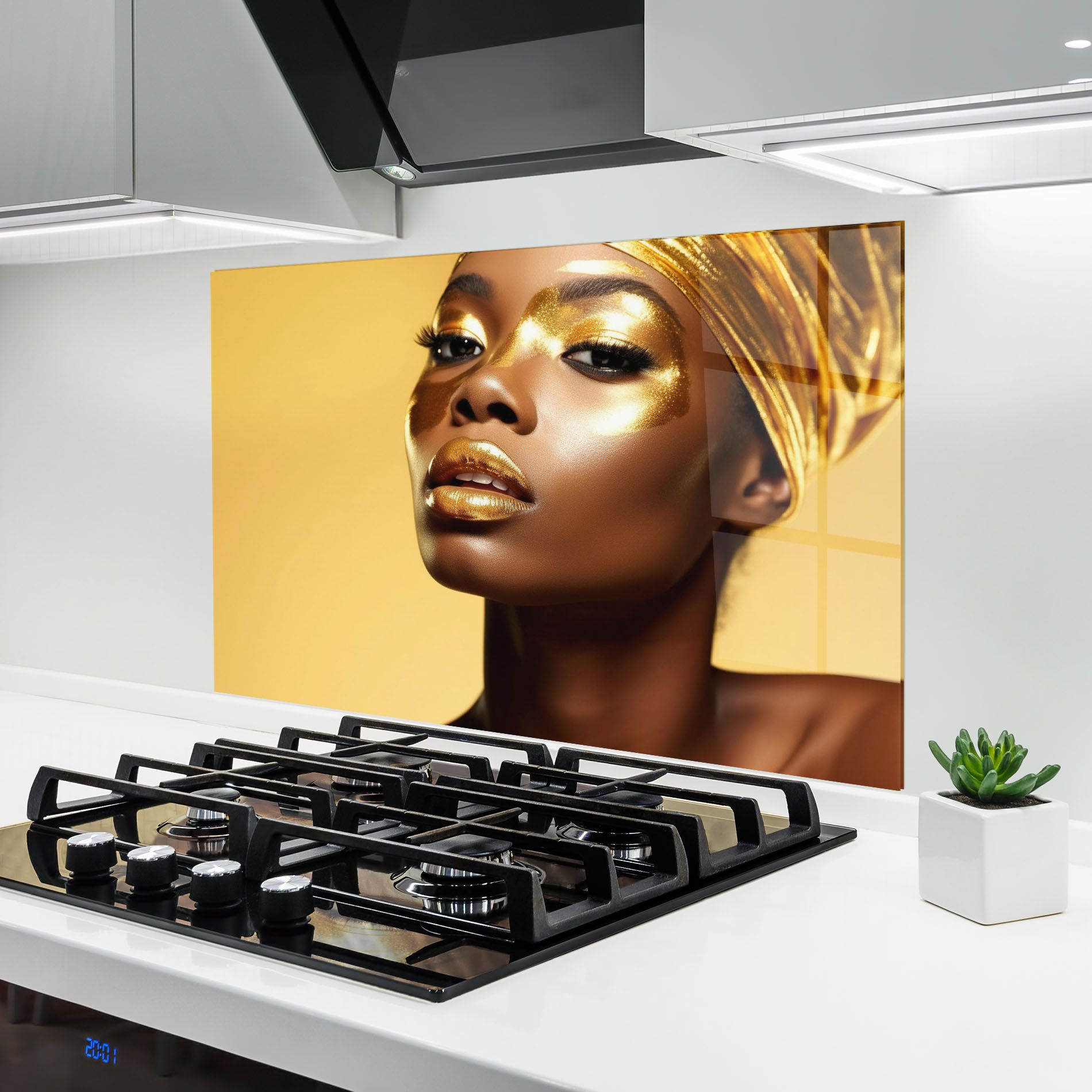 Gold Headdress mockup 6