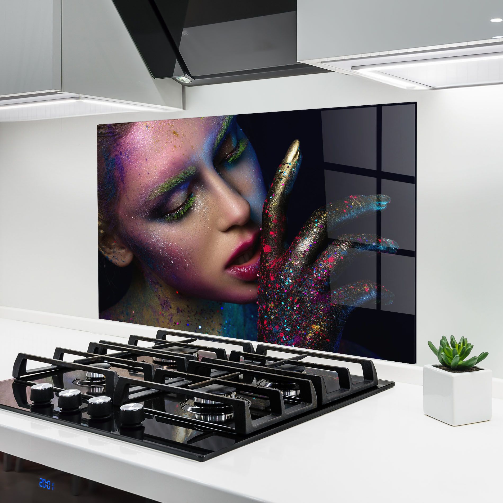 Green Eyelashes mockup 6