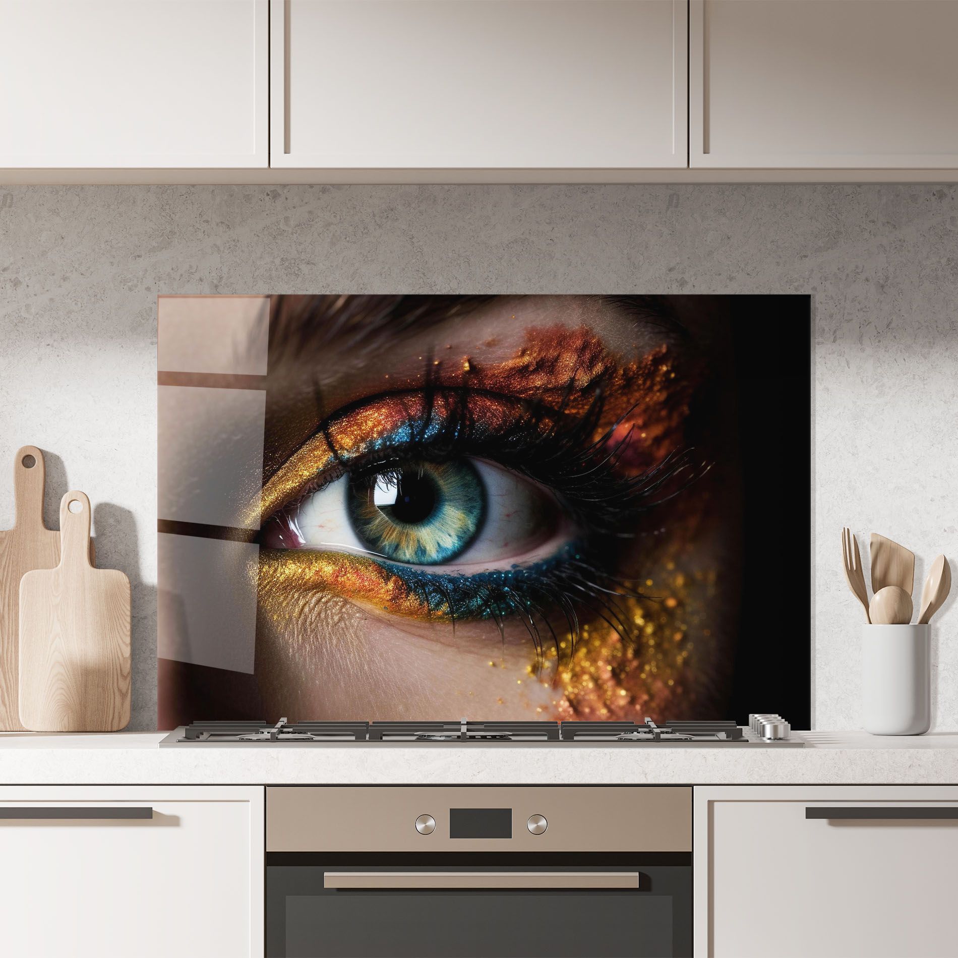 Blue Green Eye Makeup mockup 7