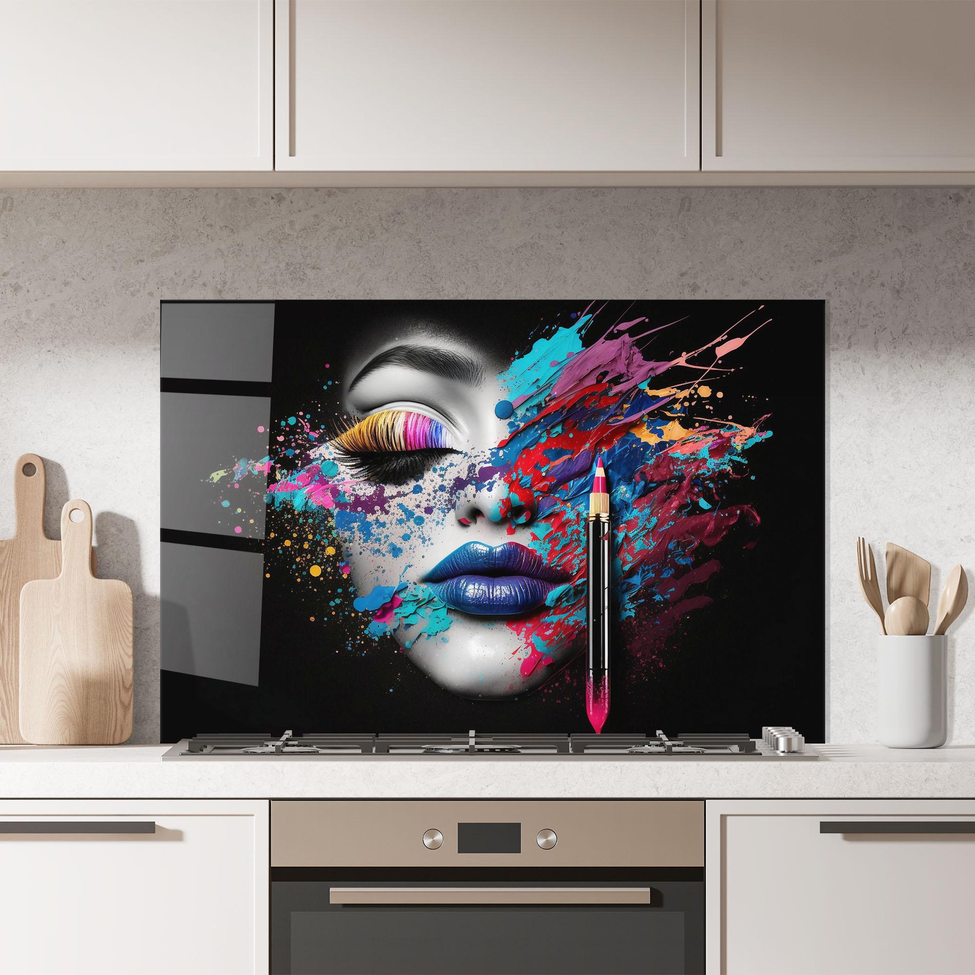 Küchenrückwand Glas Cosmetology Concept mockup 7