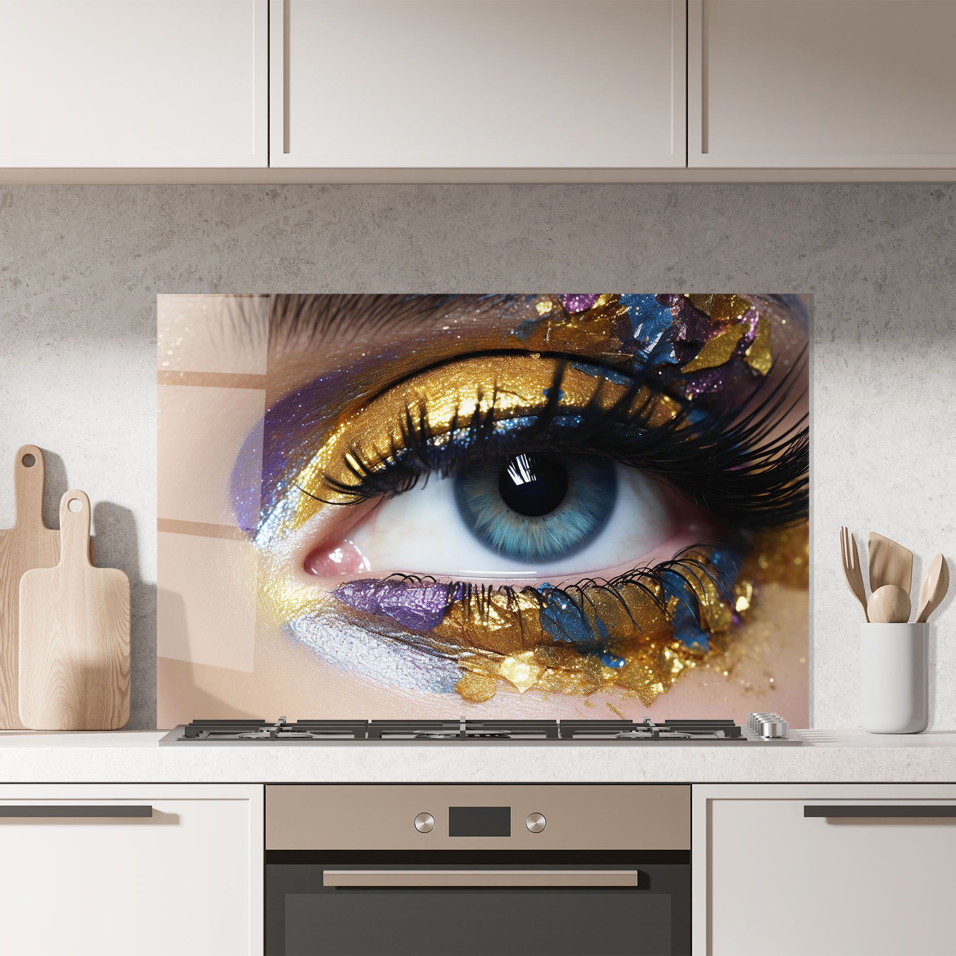 Golden Purple Make Up mockup 7