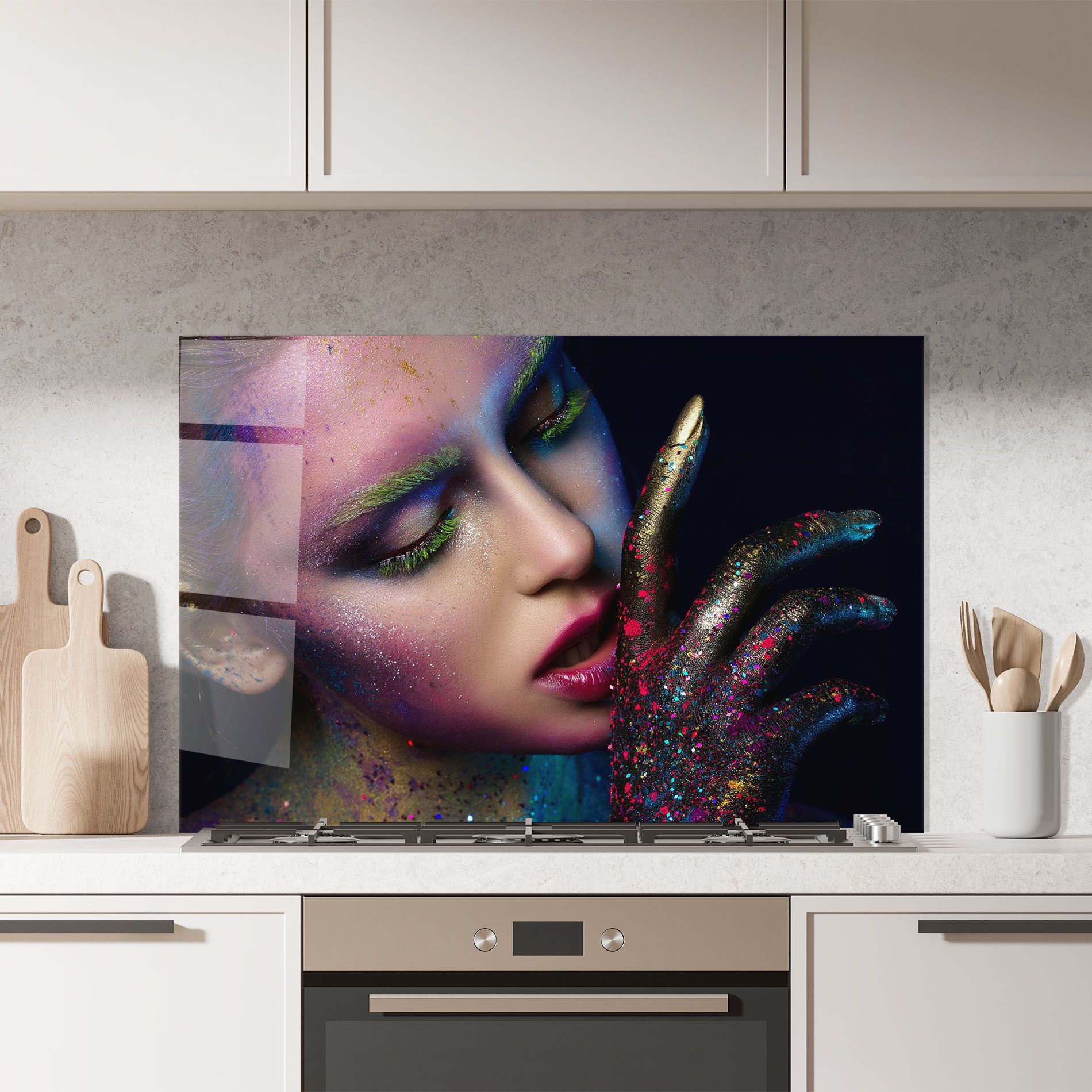 Green Eyelashes mockup 7