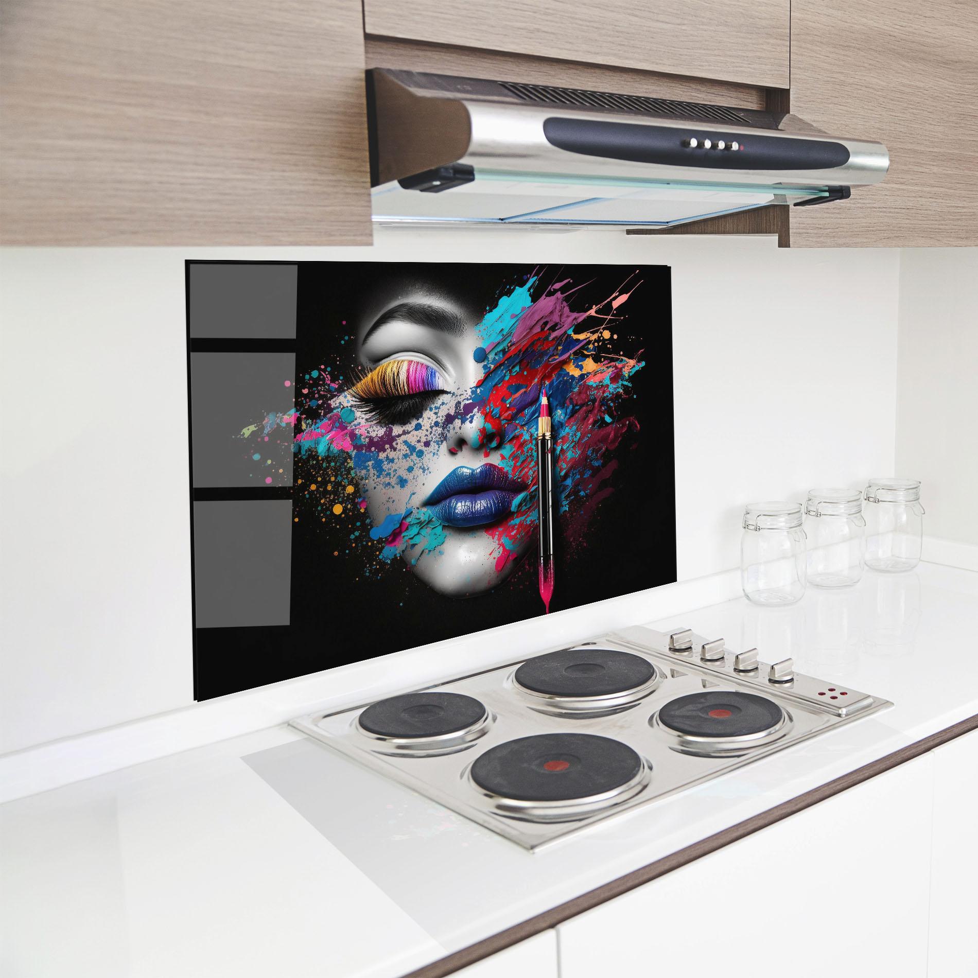 Küchenrückwand Glas Cosmetology Concept mockup 8