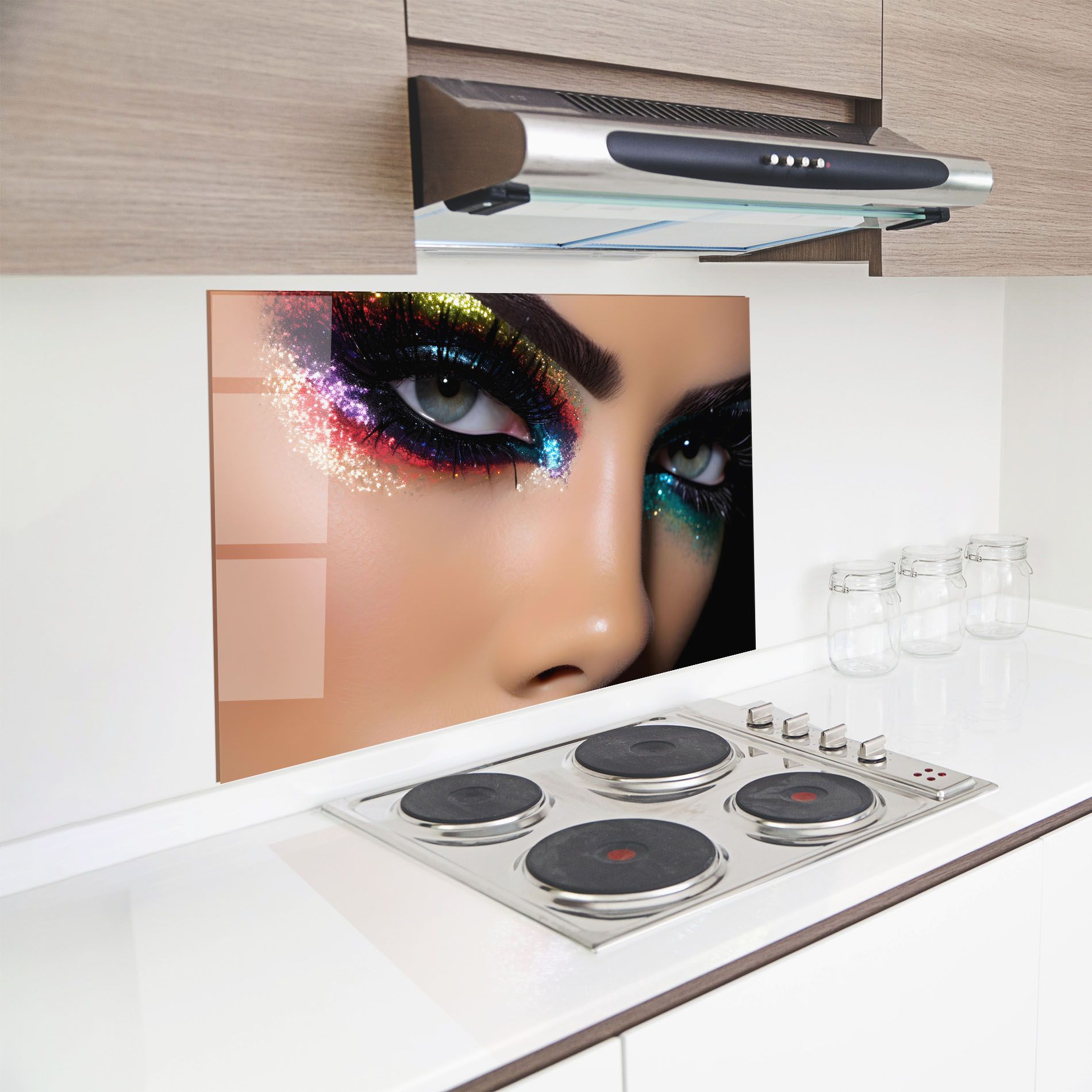 Feminine Makeup Model mockup 8