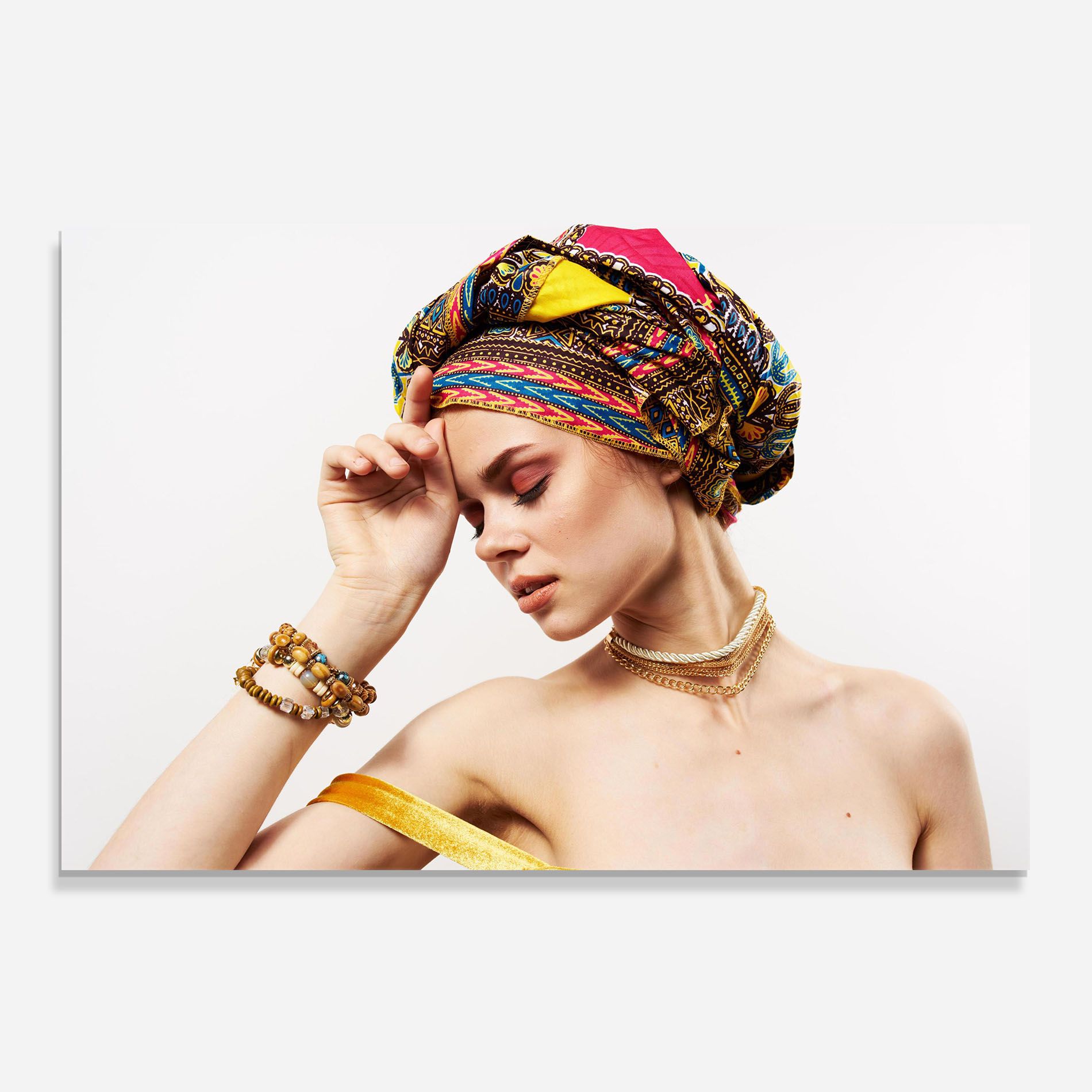 Multicolored Turban mockup 0