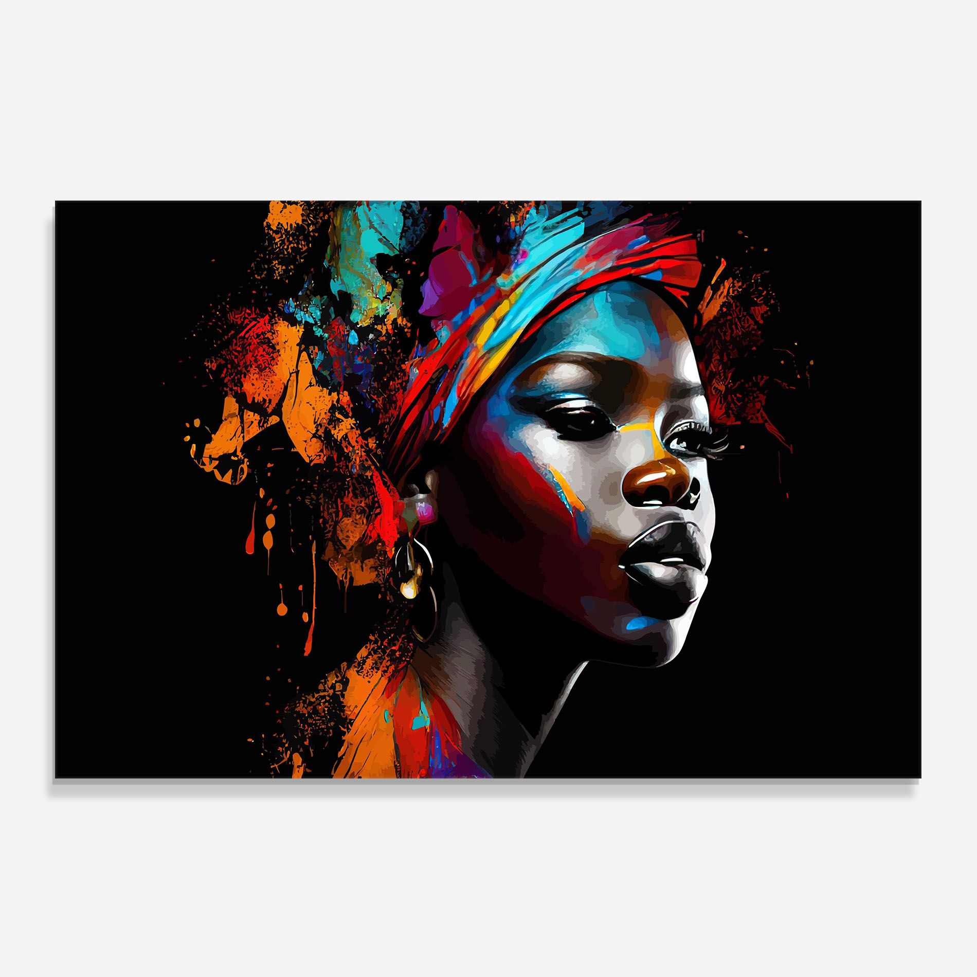 Pretty African Art Splash mockup 0