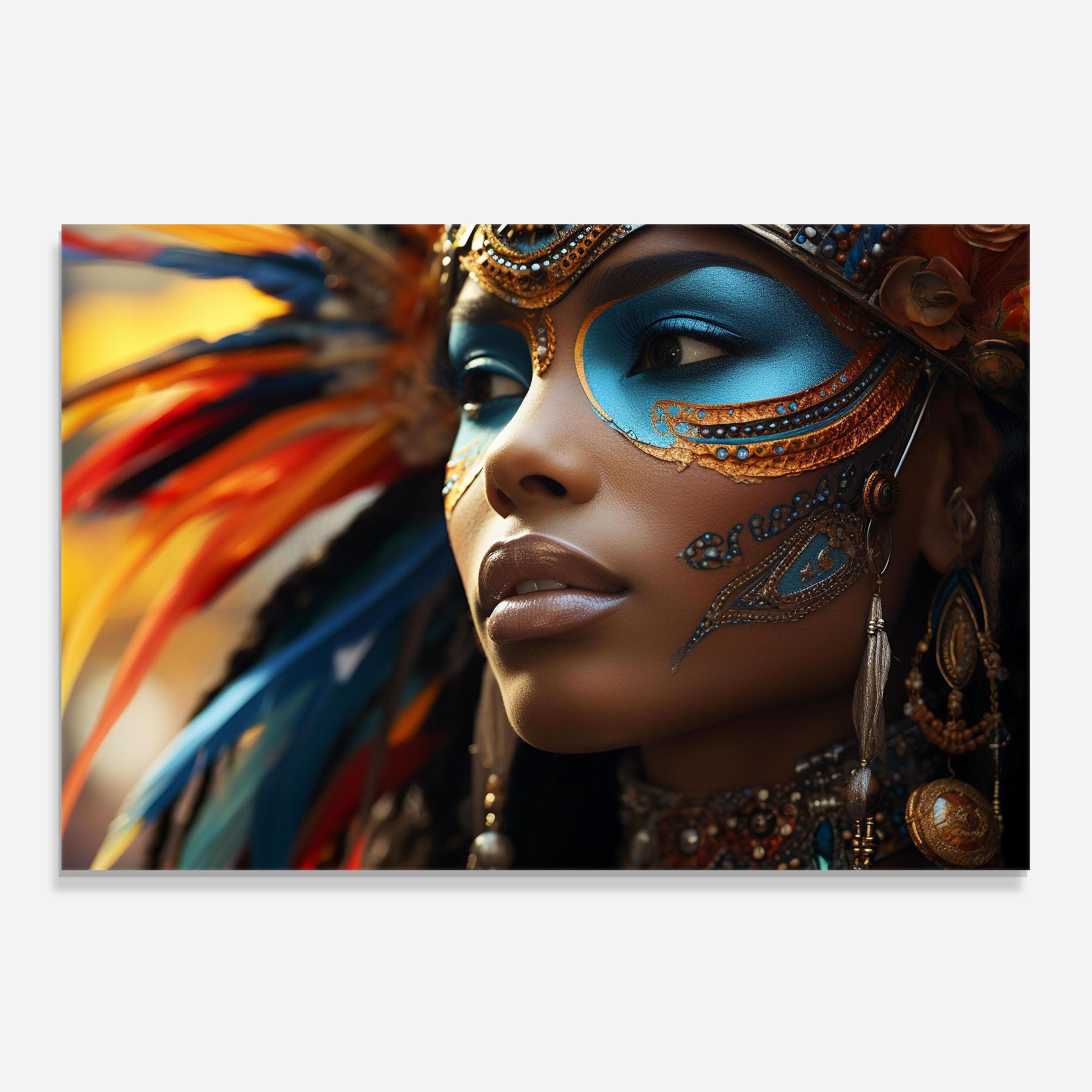 Traditional Feathers Clothing mockup 0