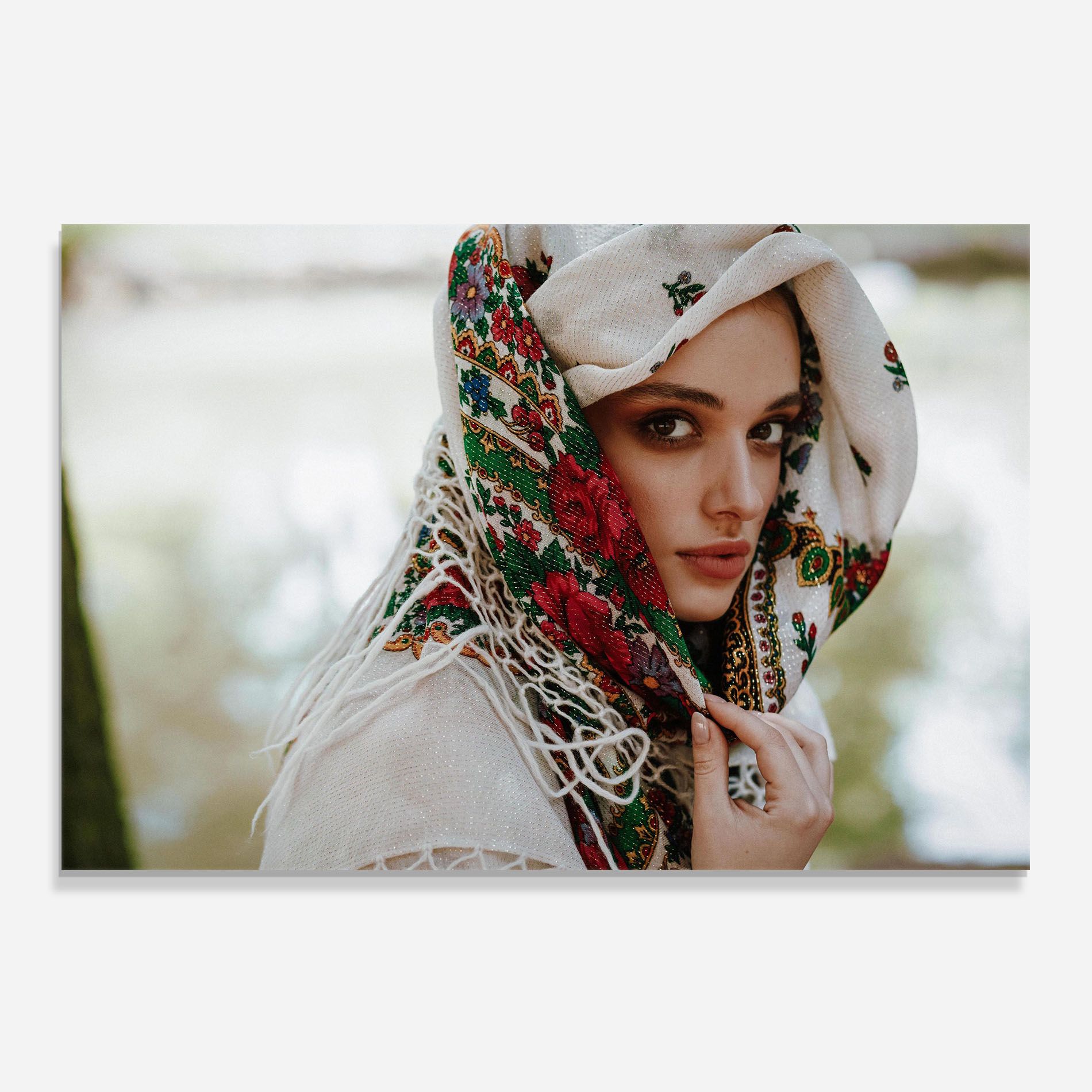 Ukrainian Embroidered Dress mockup 0