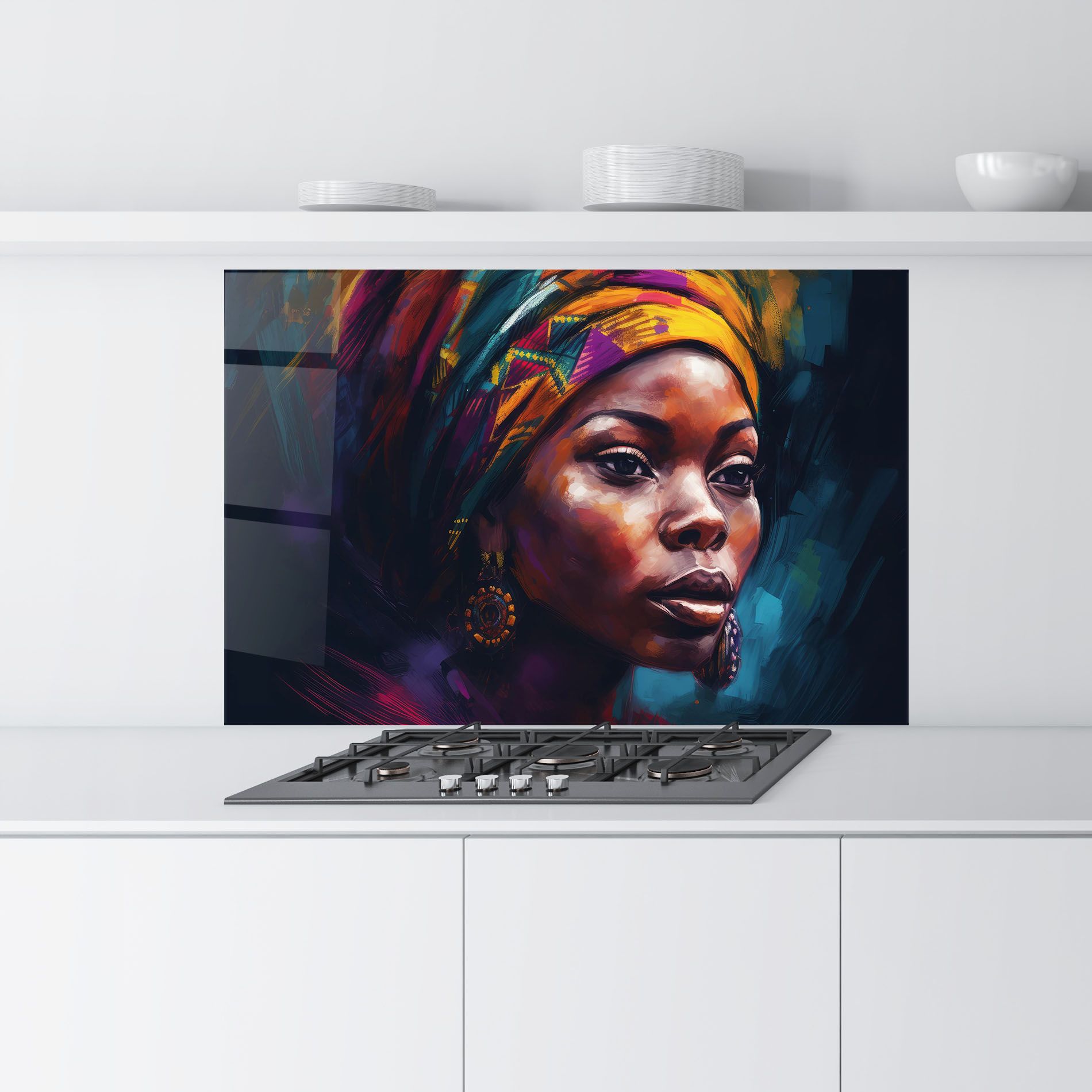Black Traditional Woman mockup 9