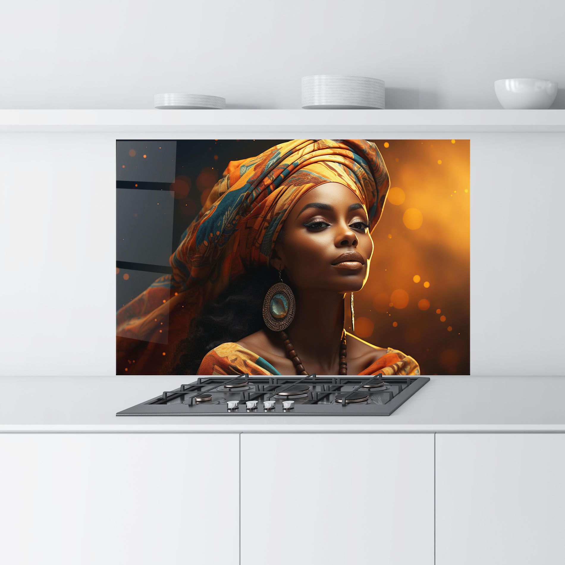 Fashion African Portrait mockup 9