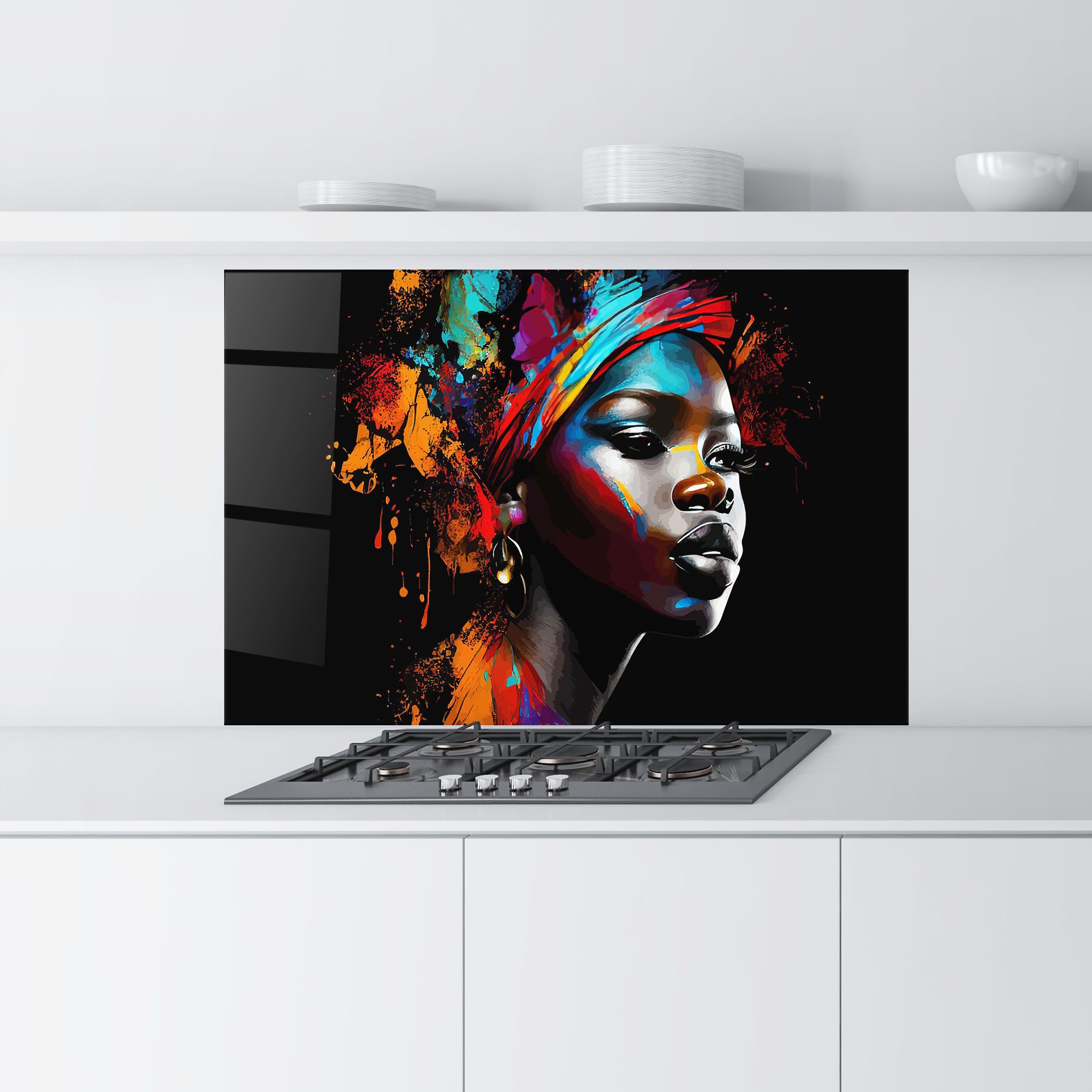 Pretty African Art Splash mockup 9