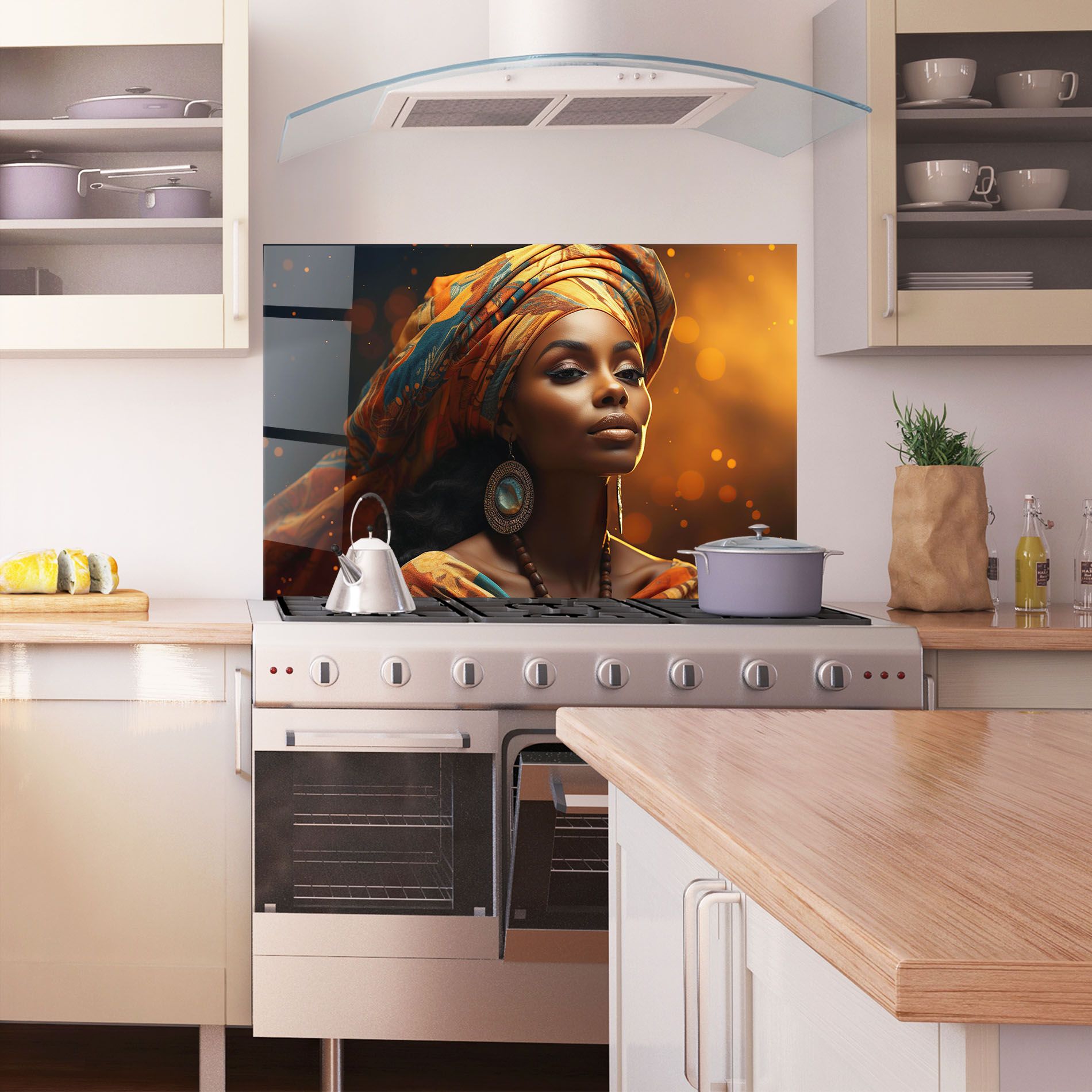 Fashion African Portrait mockup 1