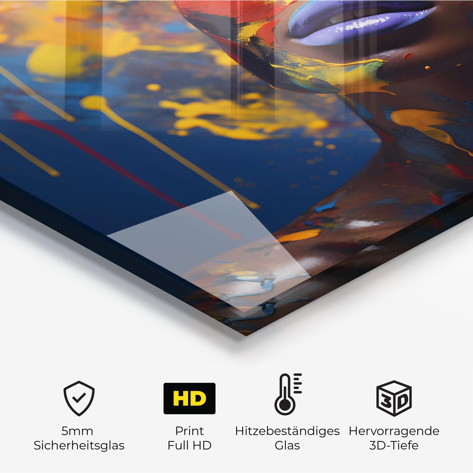 Color Splash African Woman mockup 2