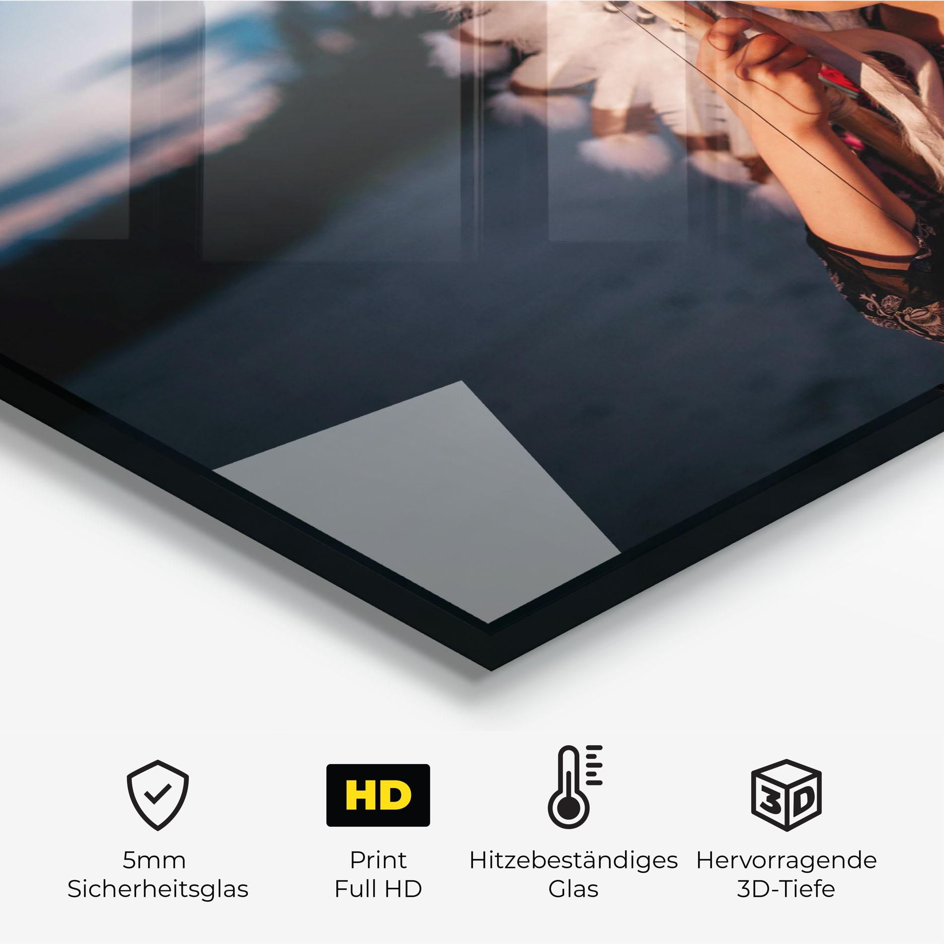 Indian Woman Sunset mockup 2