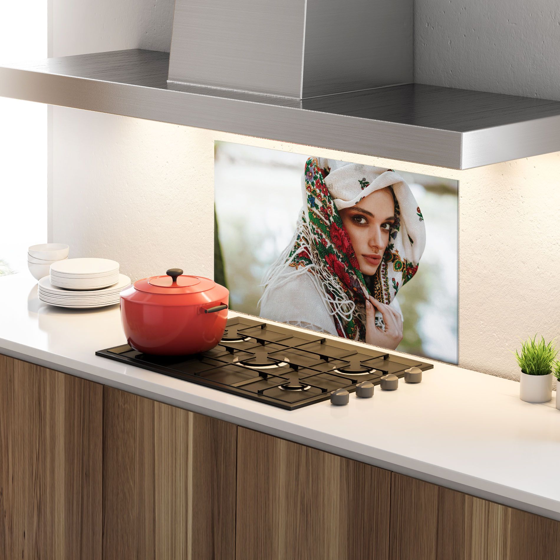 Ukrainian Embroidered Dress mockup 4