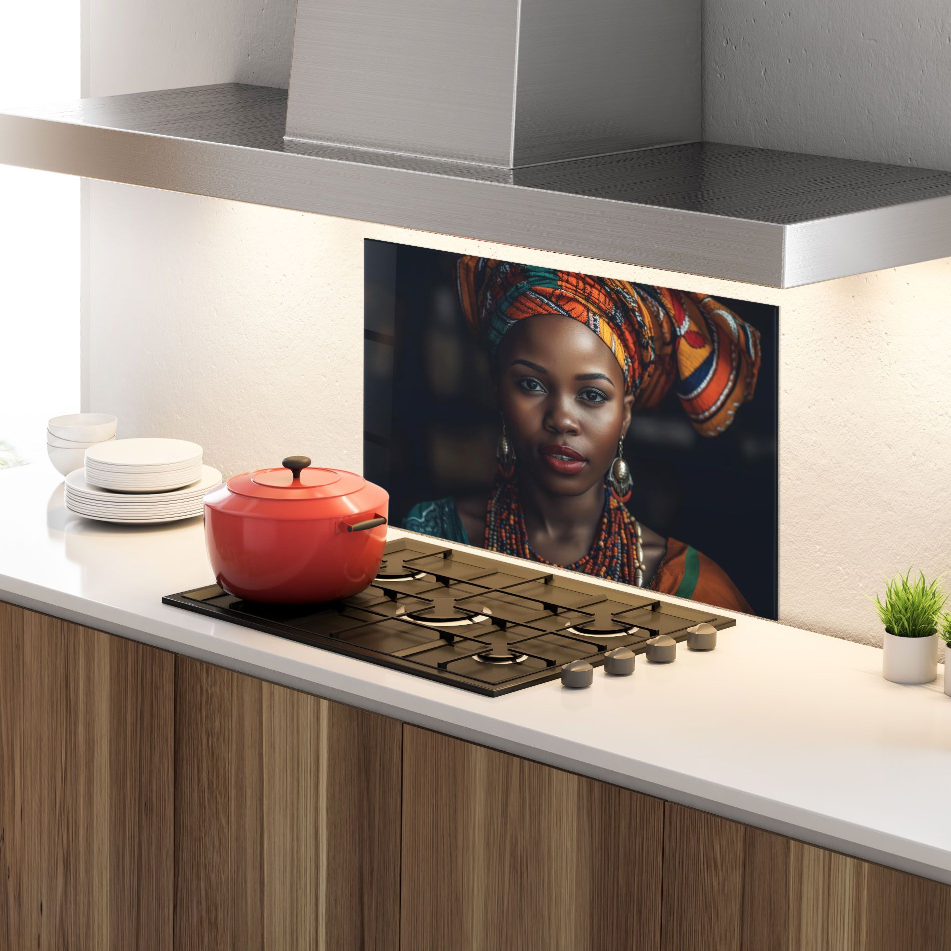 Young African Woman mockup 4