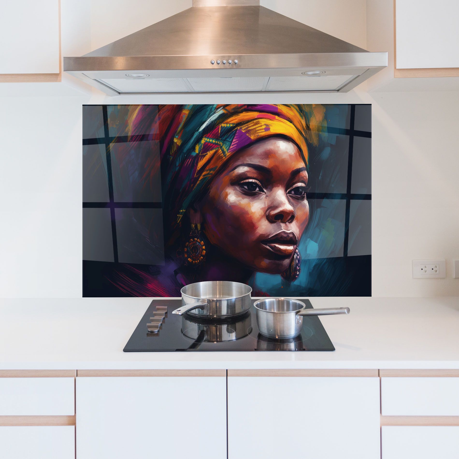 Black Traditional Woman mockup 5