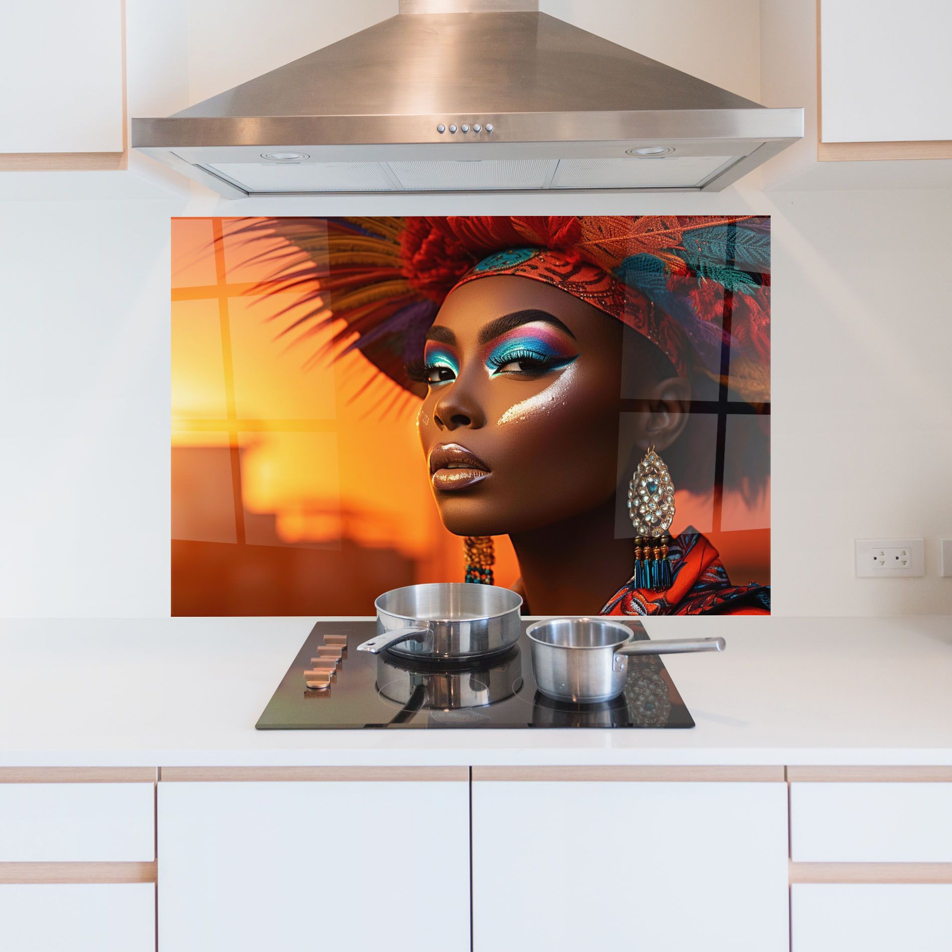 Elaborate Makeup Woman mockup 5