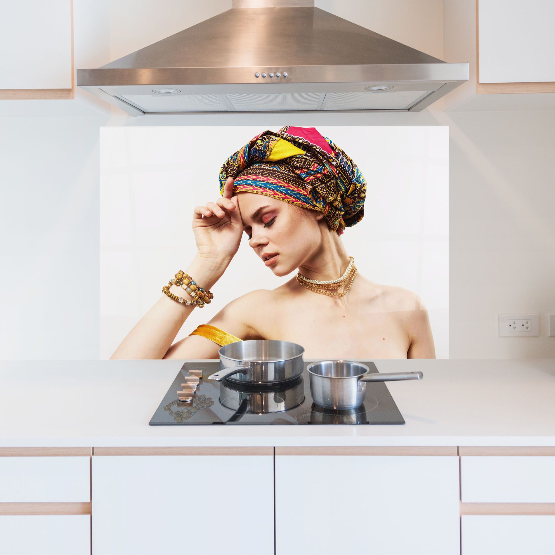 Multicolored Turban mockup 5