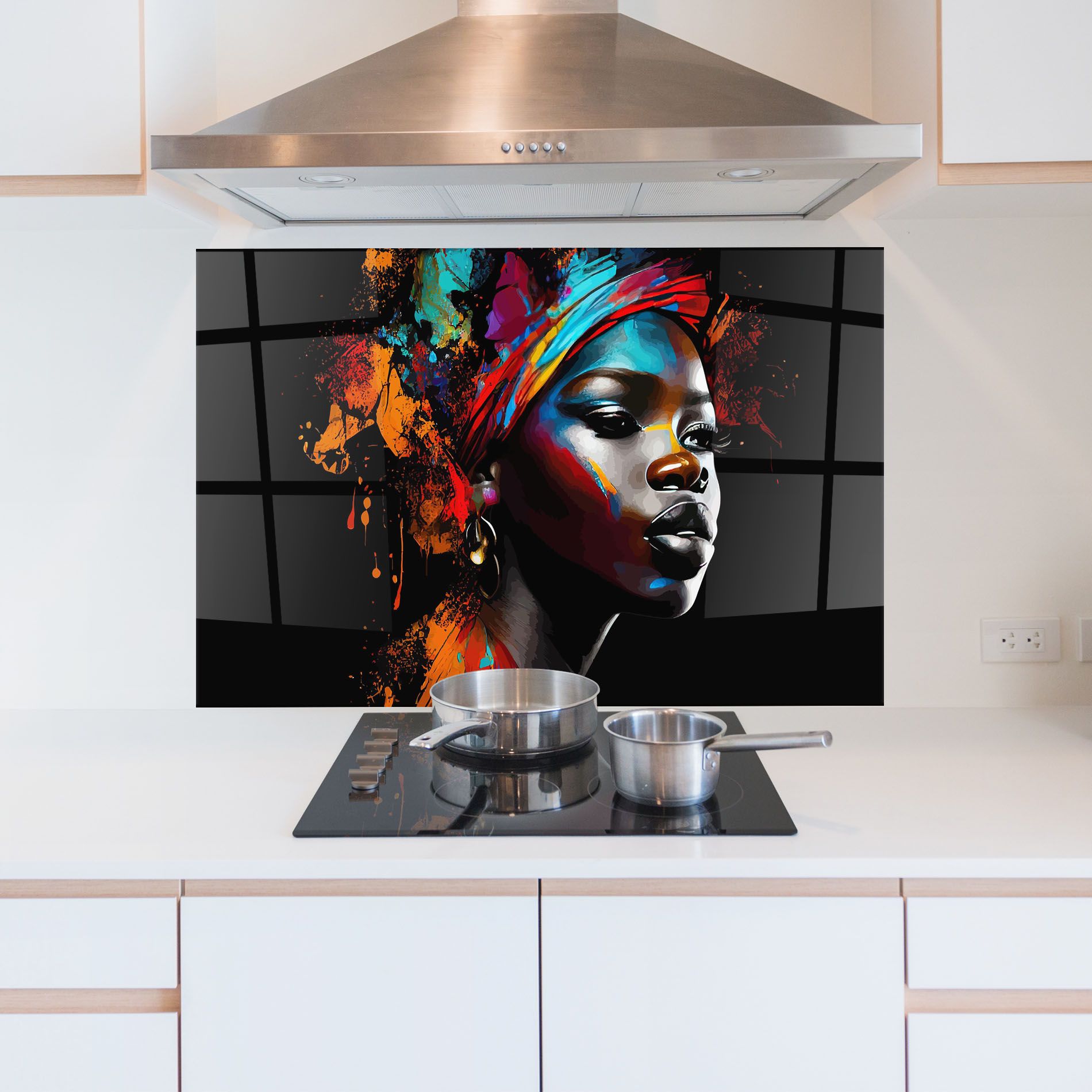 Pretty African Art Splash mockup 5