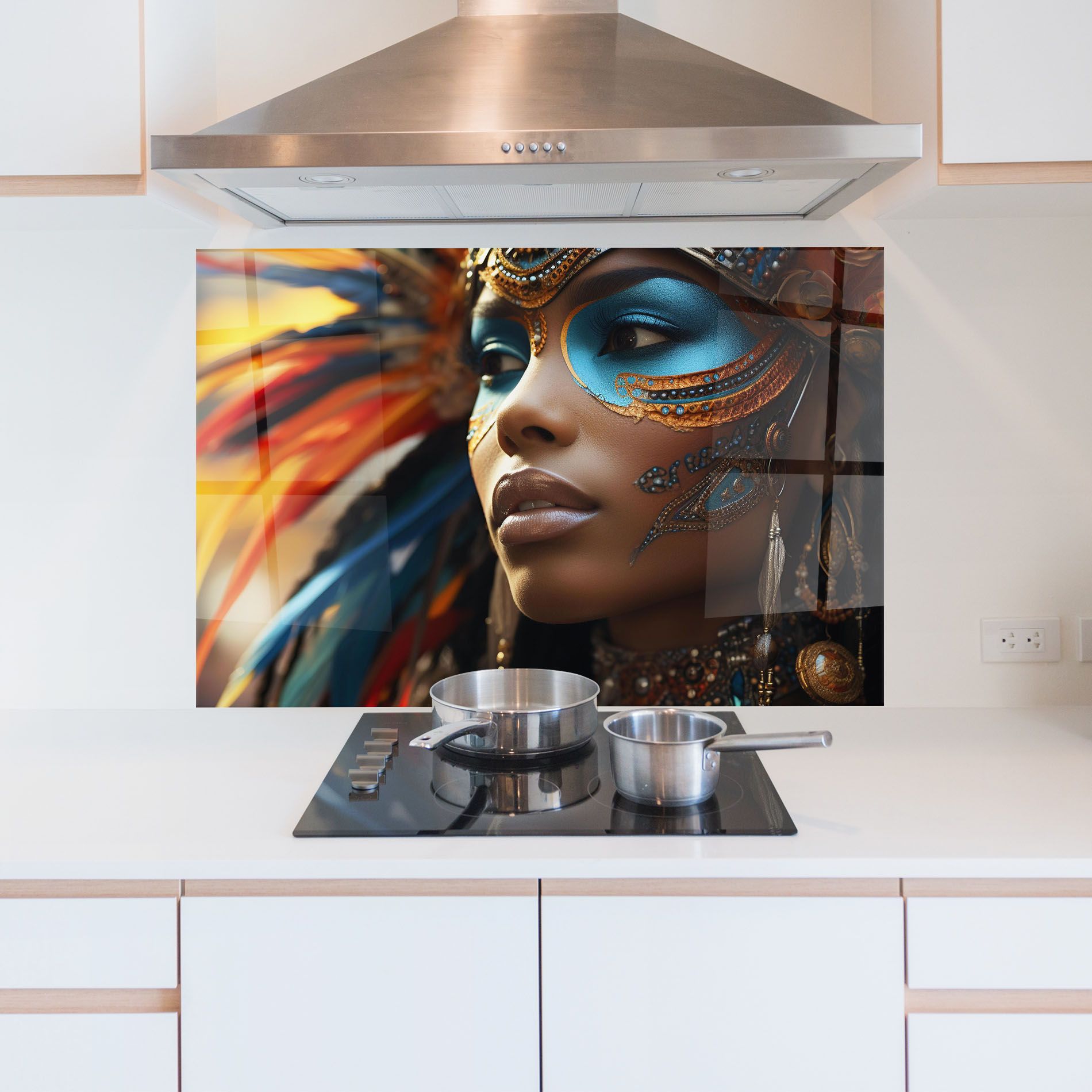 Traditional Feathers Clothing mockup 5