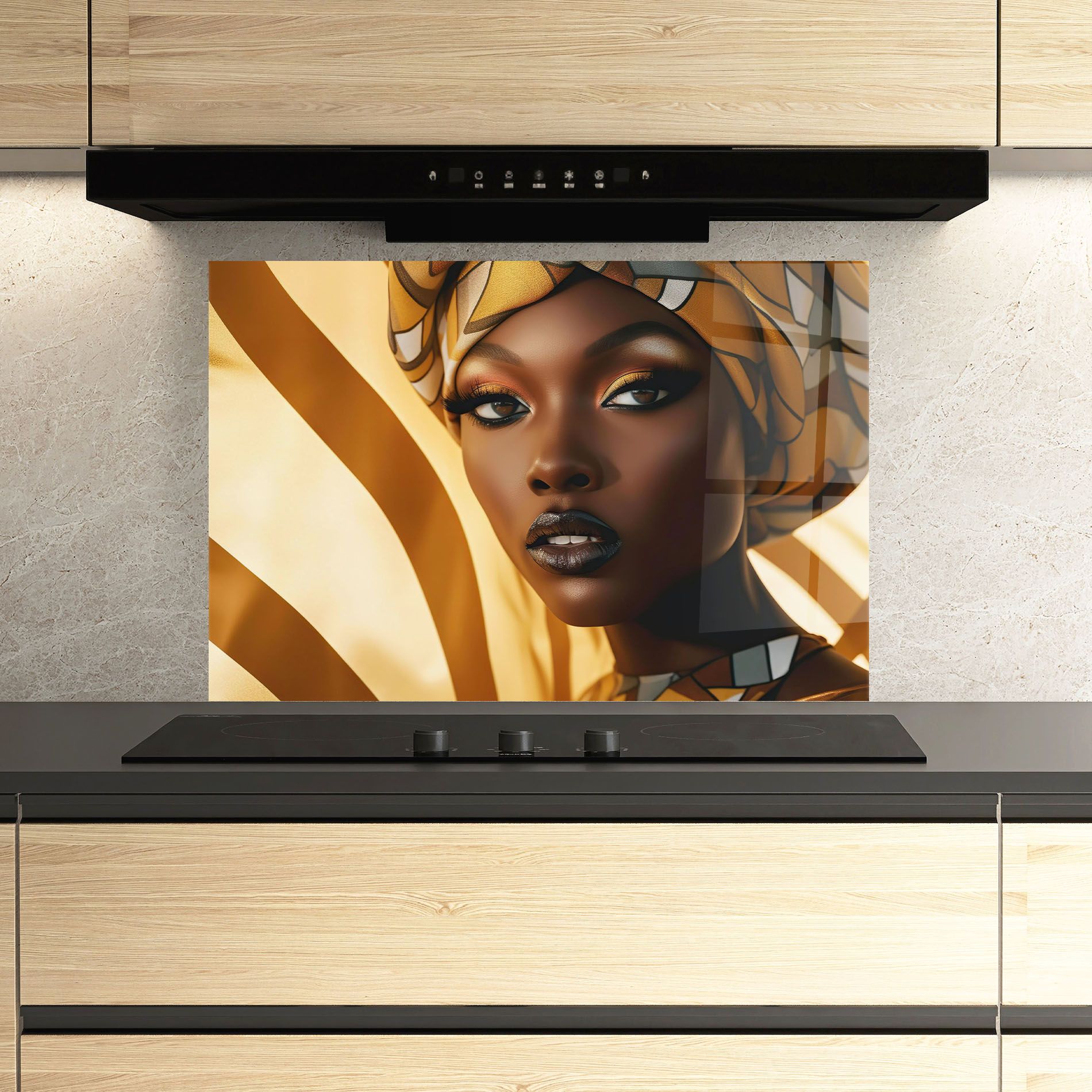 Fashion African Woman mockup 3