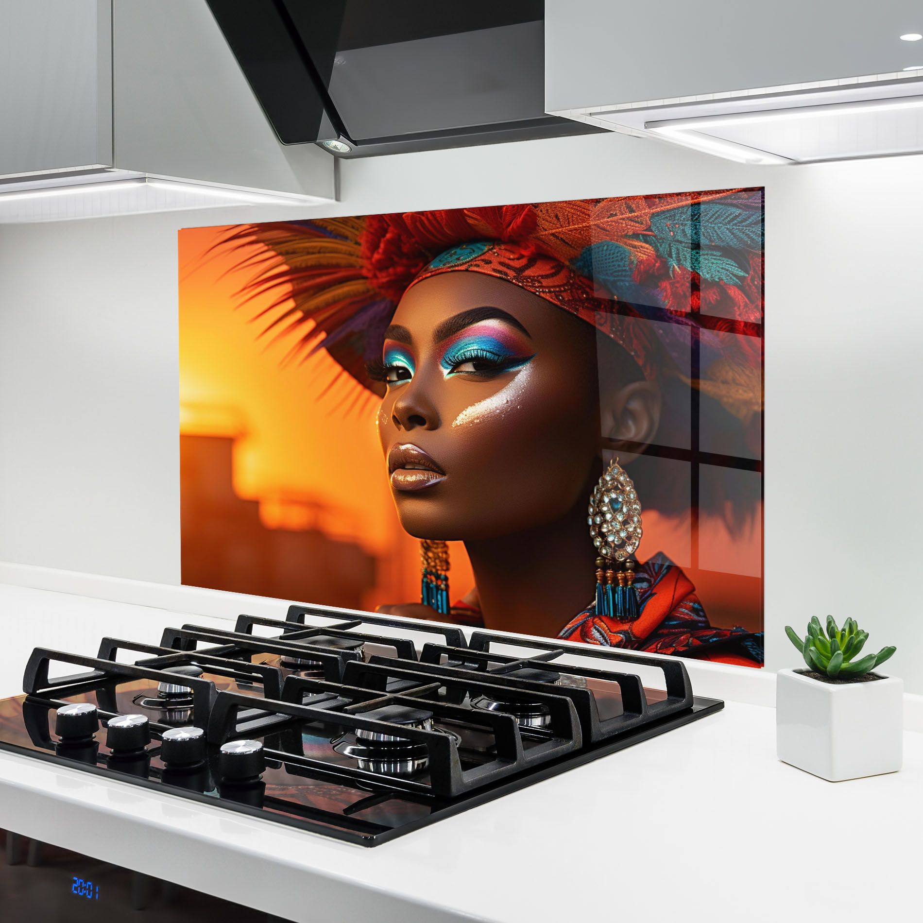 Elaborate Makeup Woman mockup 6