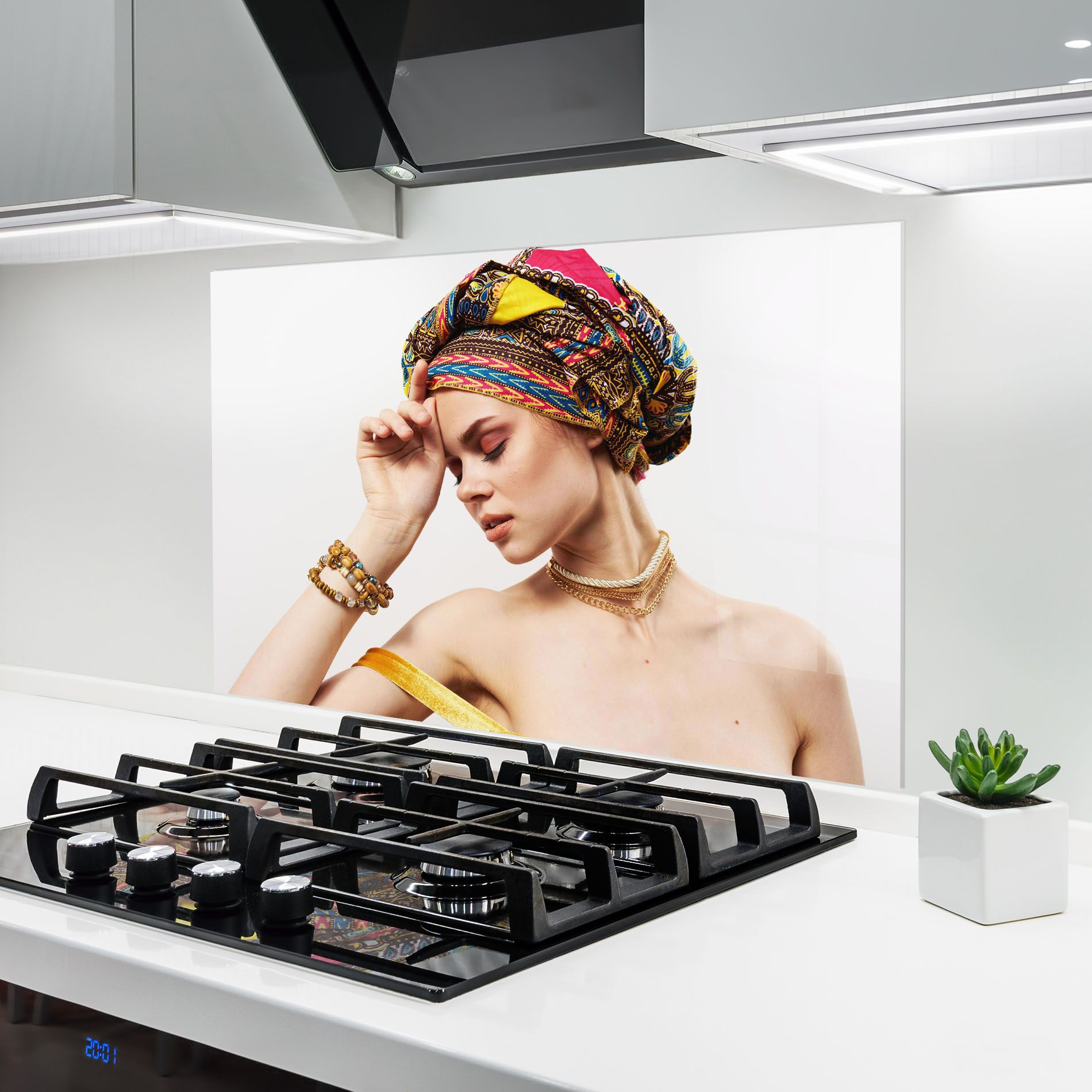 Multicolored Turban mockup 6